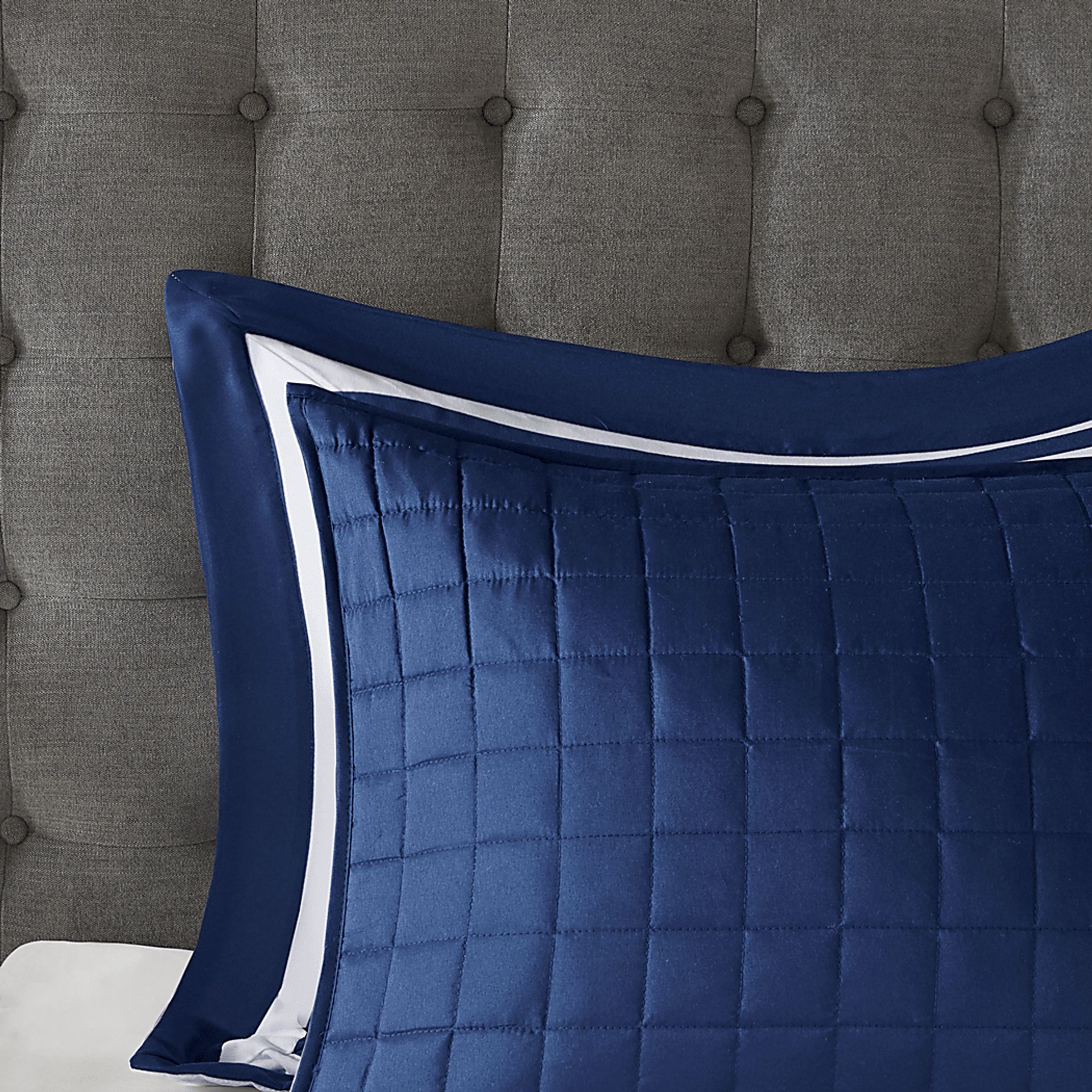 Noemy Navy 8 Pc Queen Coverlet Set - Image 11