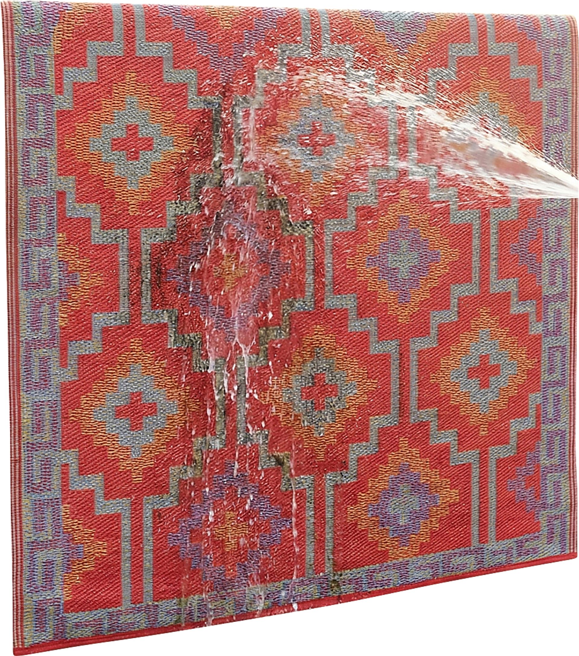 Nofezi Orange 8' x 10' Indoor/Outdoor Rug - Image 6