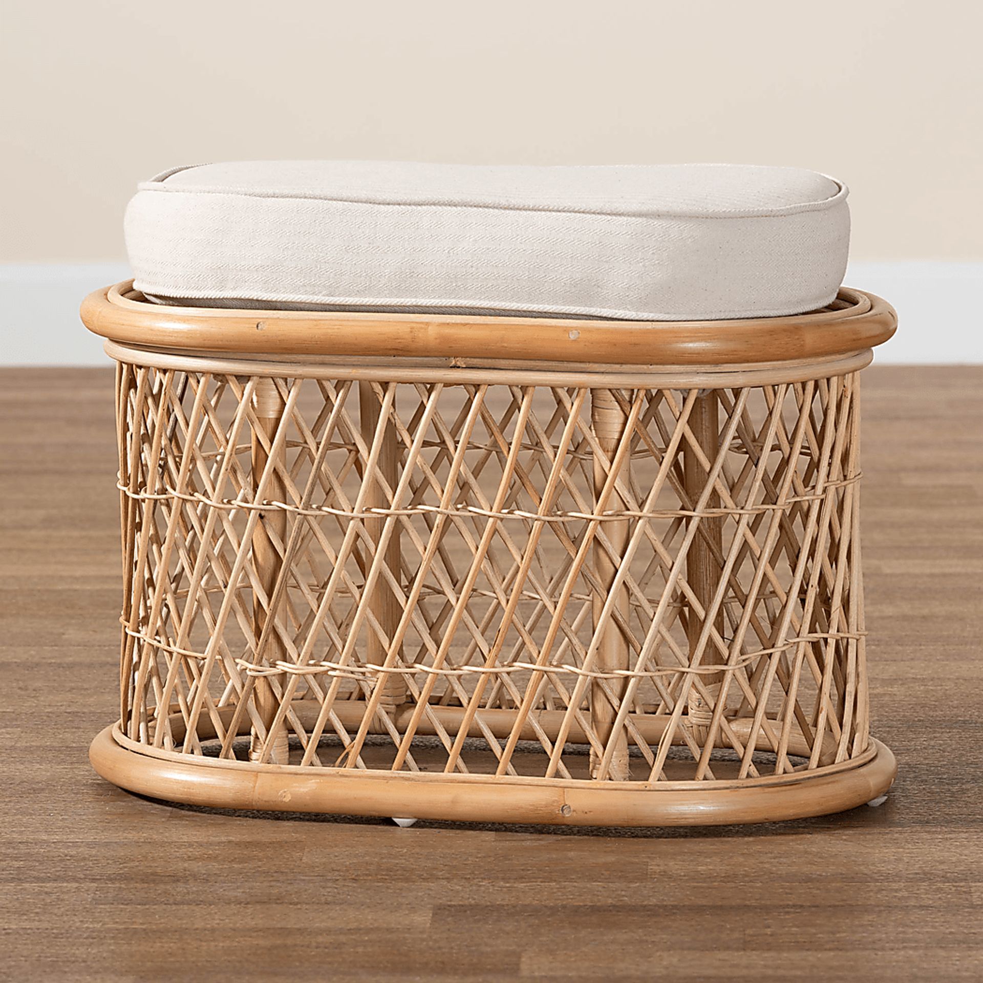 Nofftz Brown Ottoman - Image 3