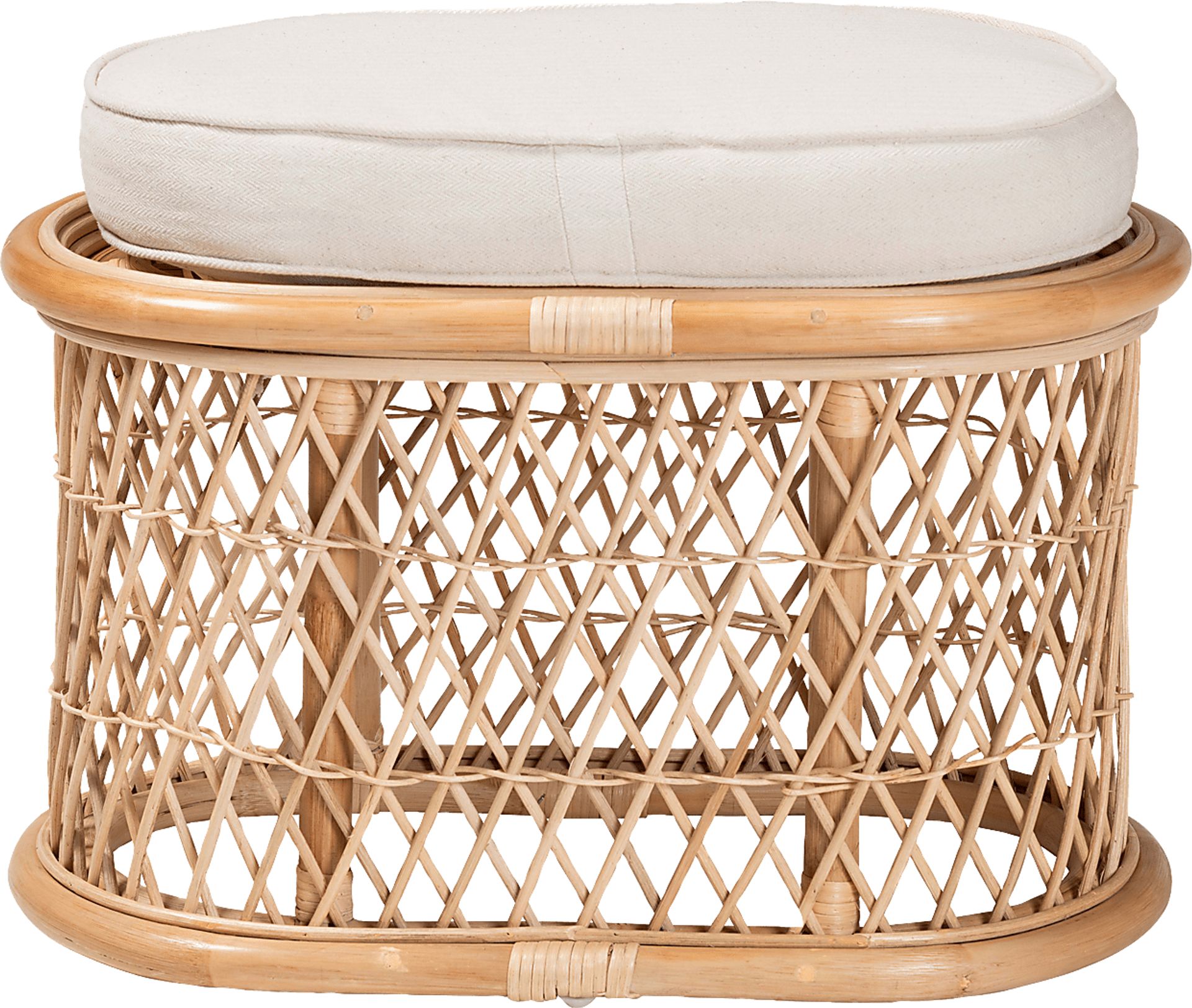 Nofftz Brown Ottoman - Image 5