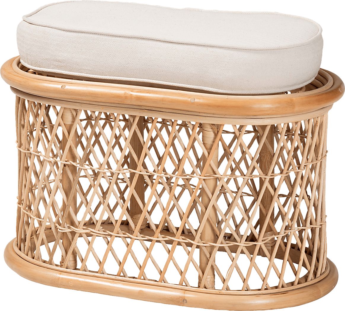 Nofftz Brown Ottoman