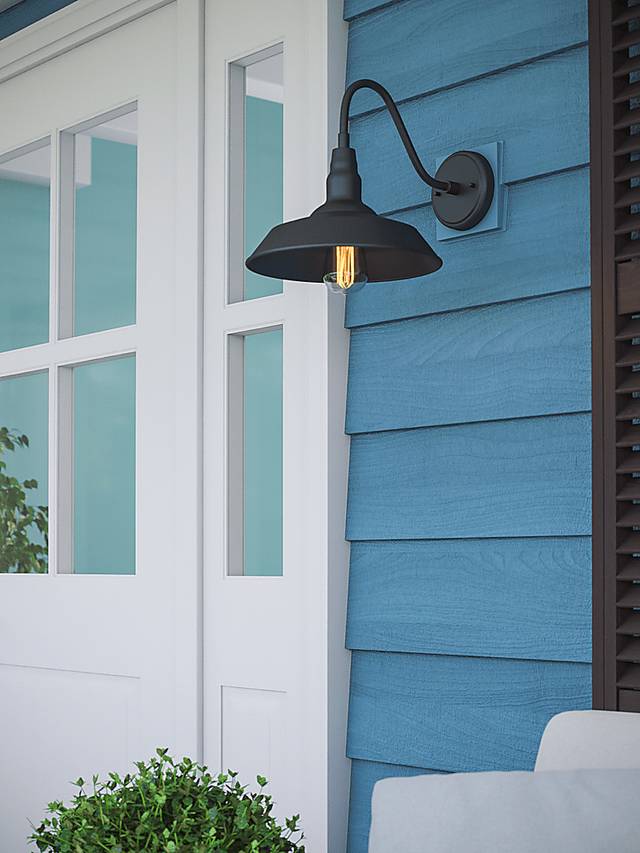 Nogales Black Outdoor Small Wall Sconce - Thumbnail - Image 4