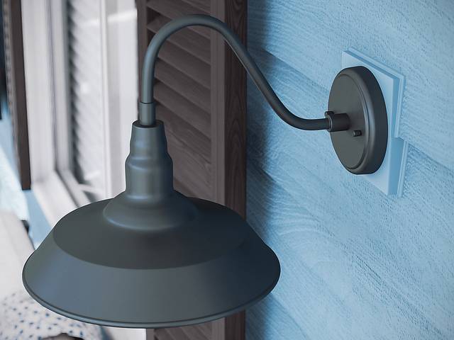 Nogales Black Outdoor Small Wall Sconce - Thumbnail - Image 5
