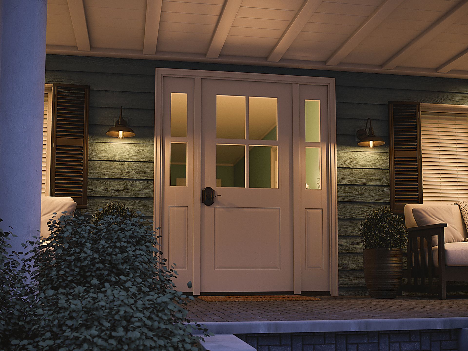 Nogales Black Outdoor Small Wall Sconce - Image 8