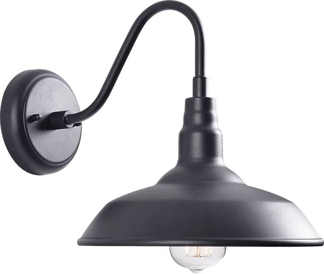 Nogales Black Outdoor Small Wall Sconce - Thumbnail - Image 1