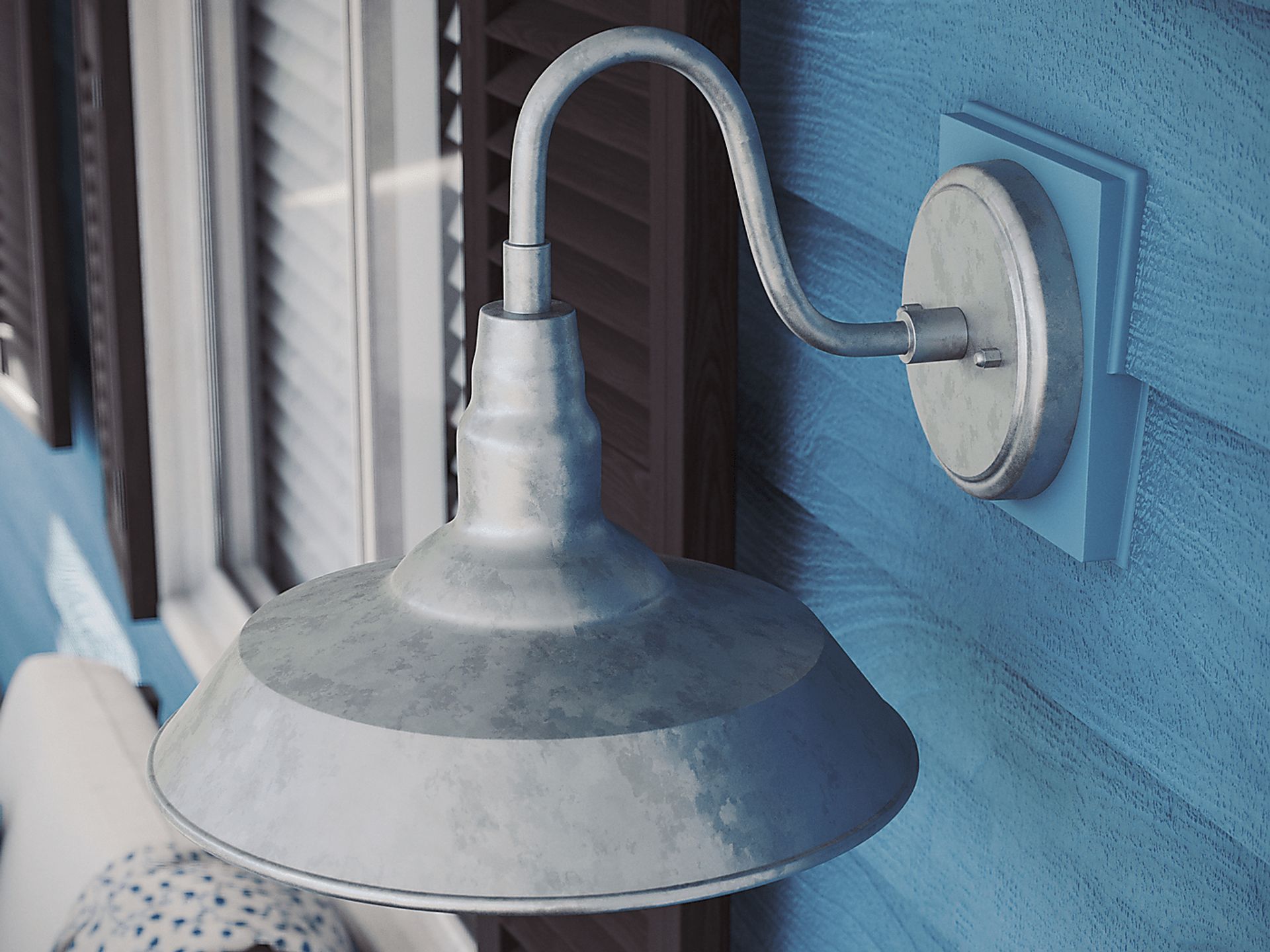 Nogales Silver Outdoor Large Wall Sconce - Image 5
