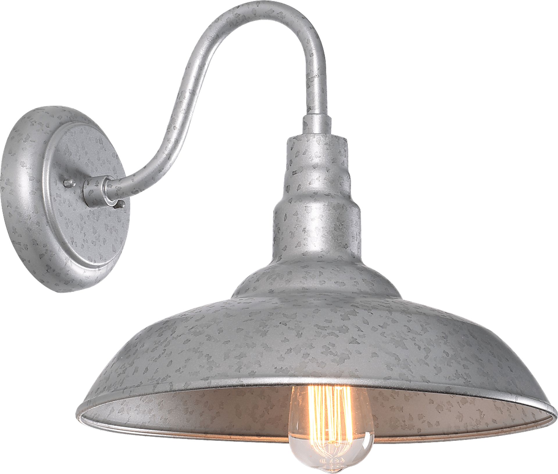 Nogales Silver Outdoor Large Wall Sconce - Image 1
