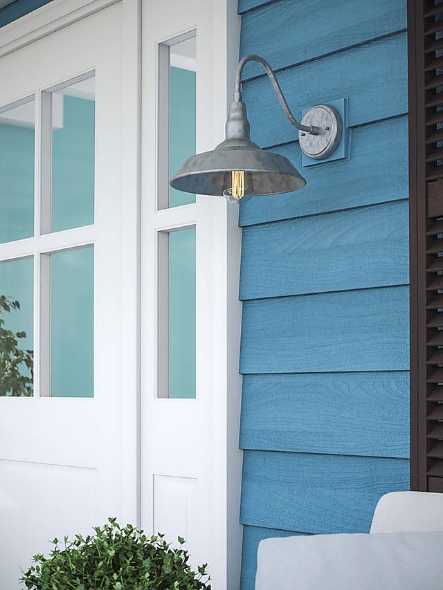 Nogales Silver Outdoor Small Wall Sconce - Thumbnail - Image 4