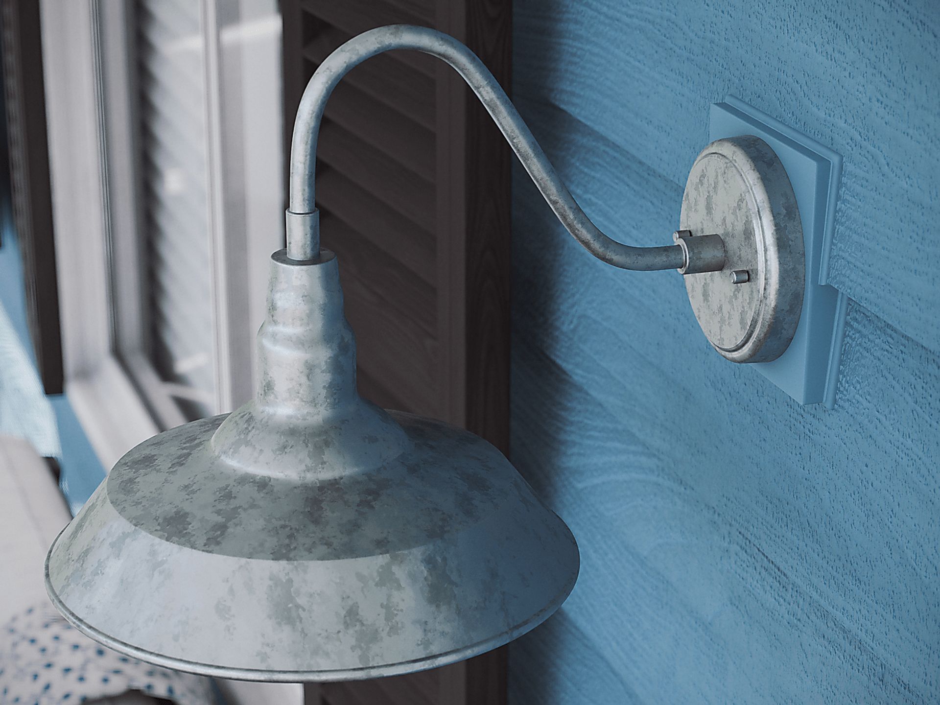 Nogales Silver Outdoor Small Wall Sconce - Image 5