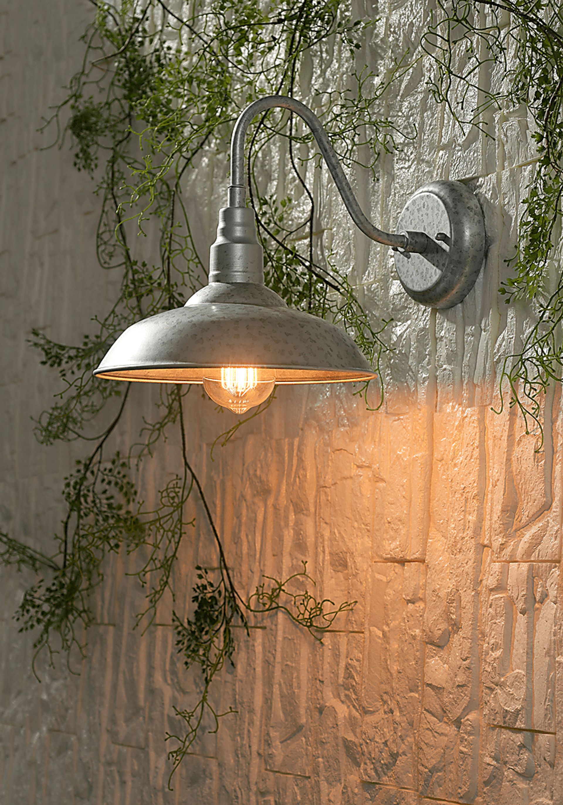 Nogales Silver Outdoor Small Wall Sconce - Image 10