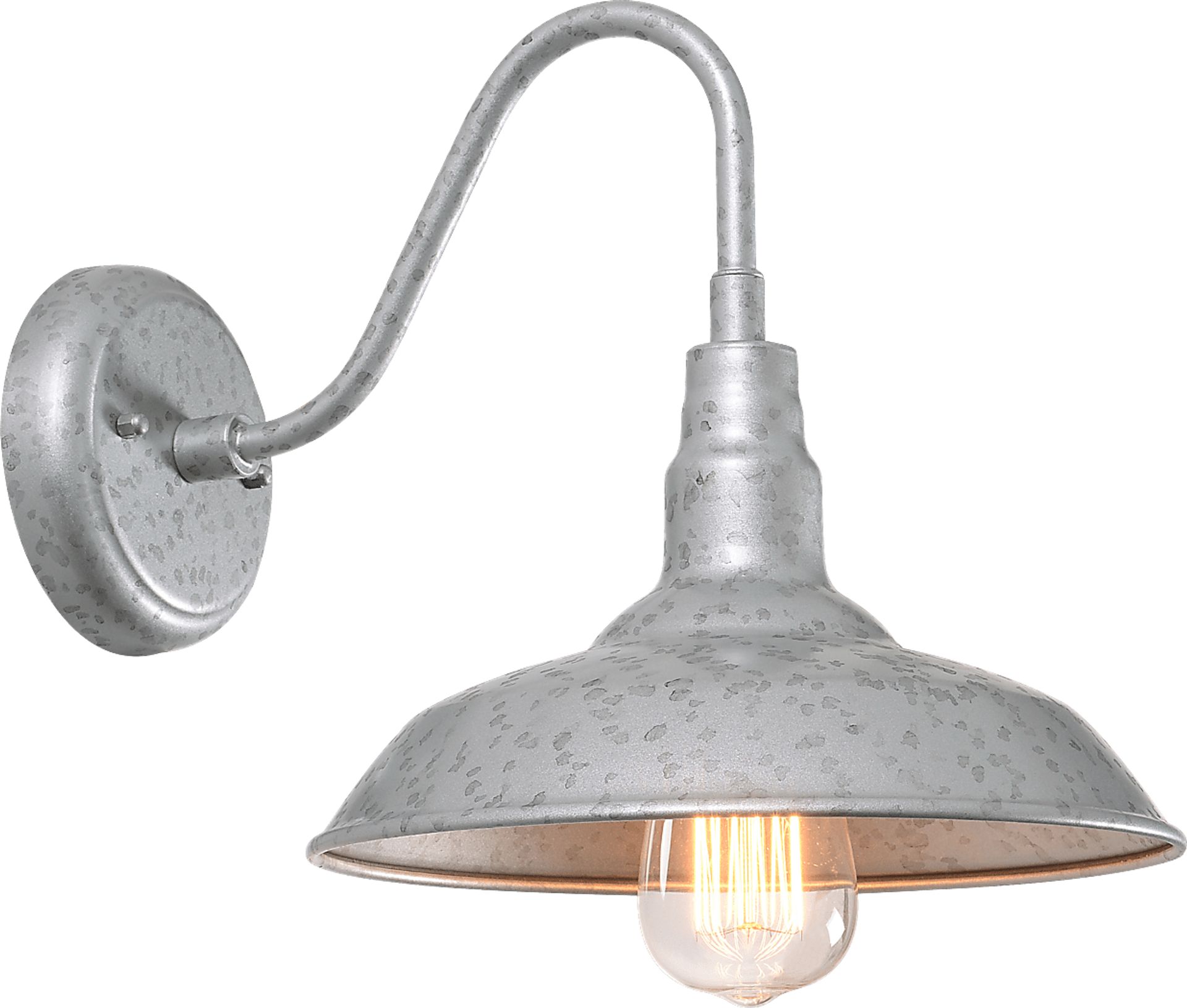 Nogales Silver Outdoor Small Wall Sconce - Image 1