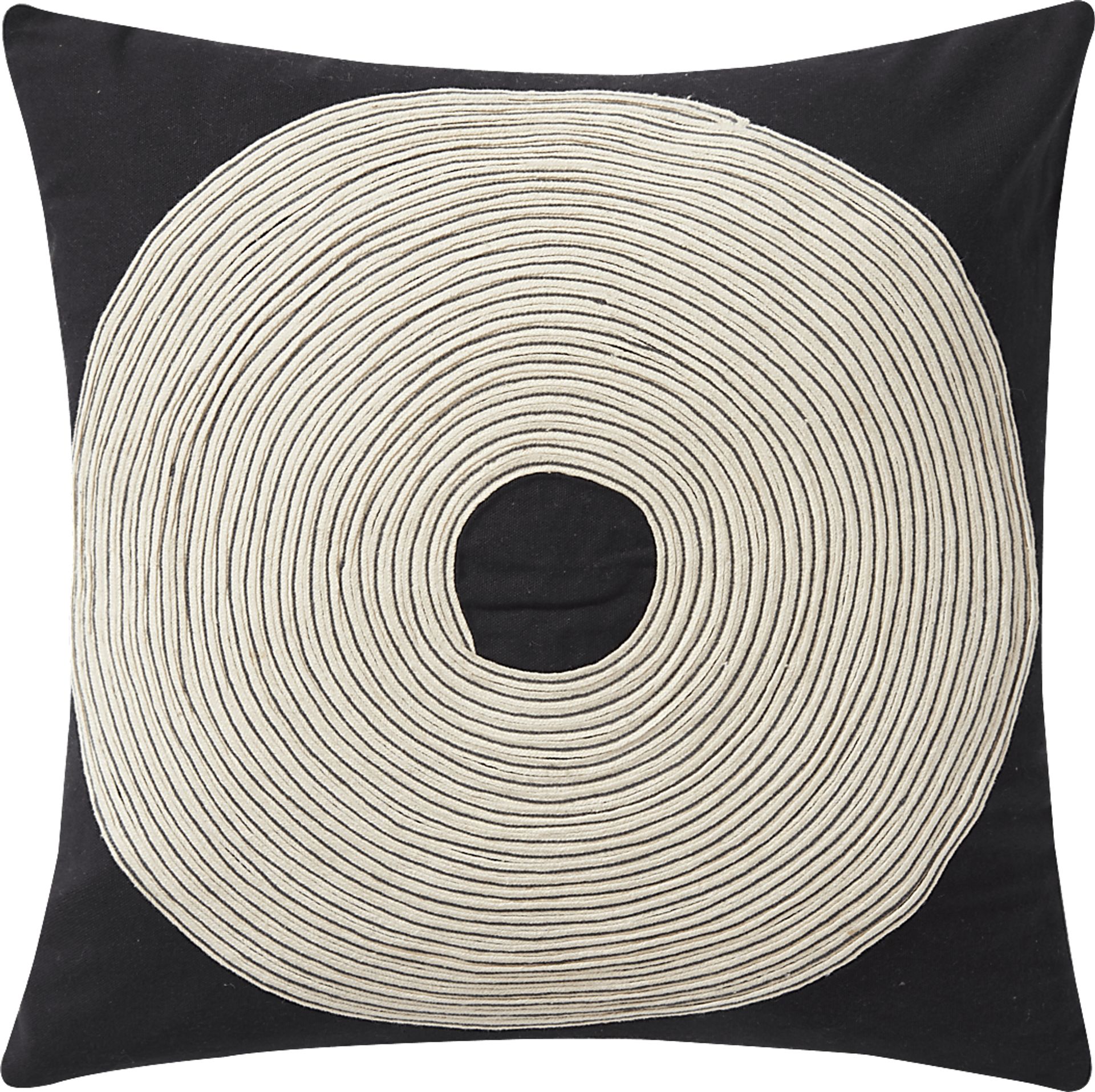 Noir Black Accent Pillow - Image 1
