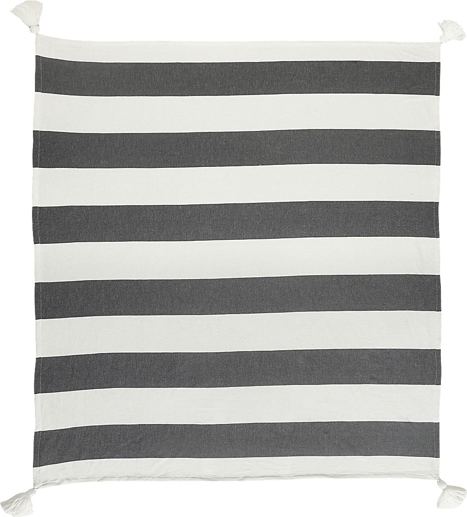 Nokodes Black Throw Blanket