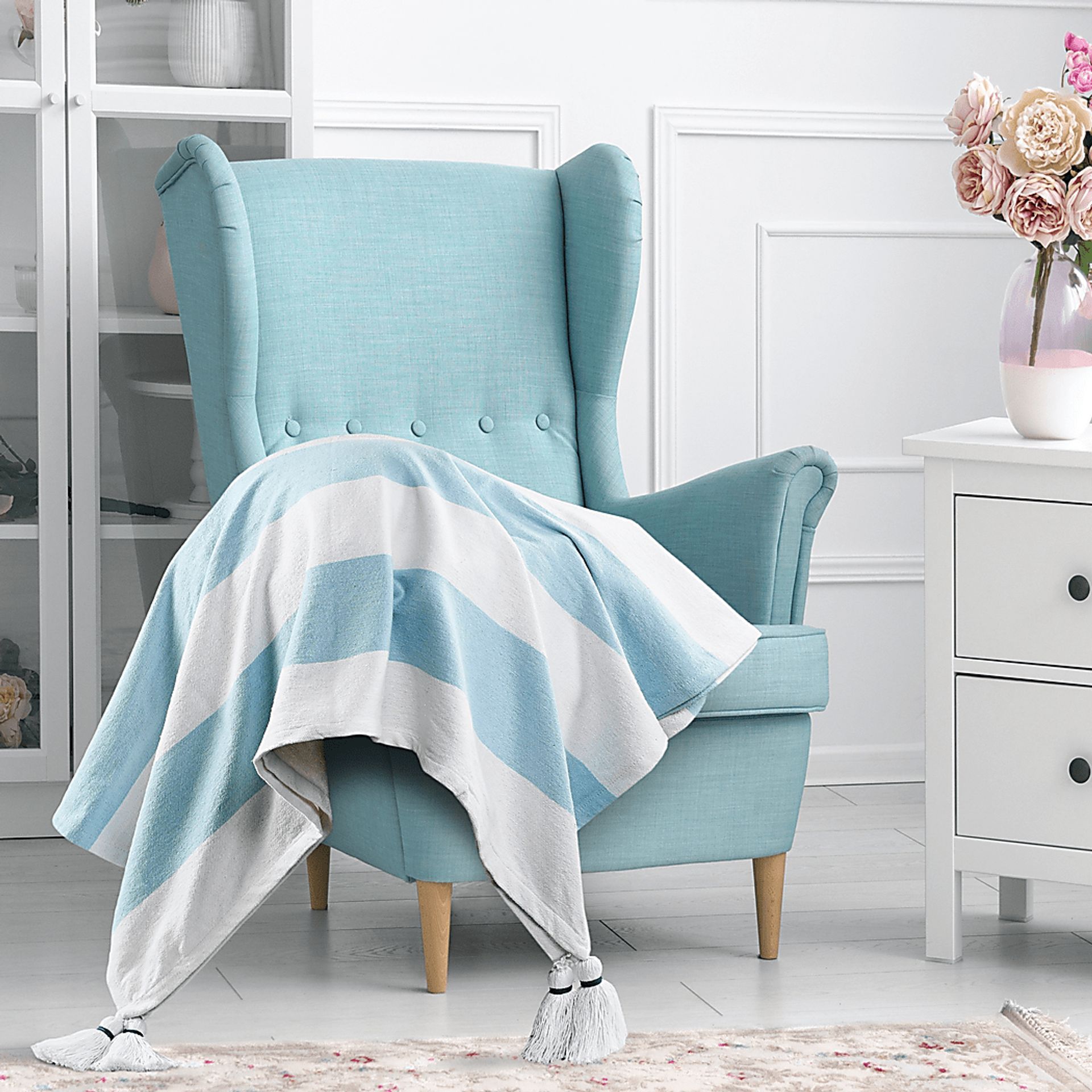 Nokodes Light Blue Throw Blanket - Image 8