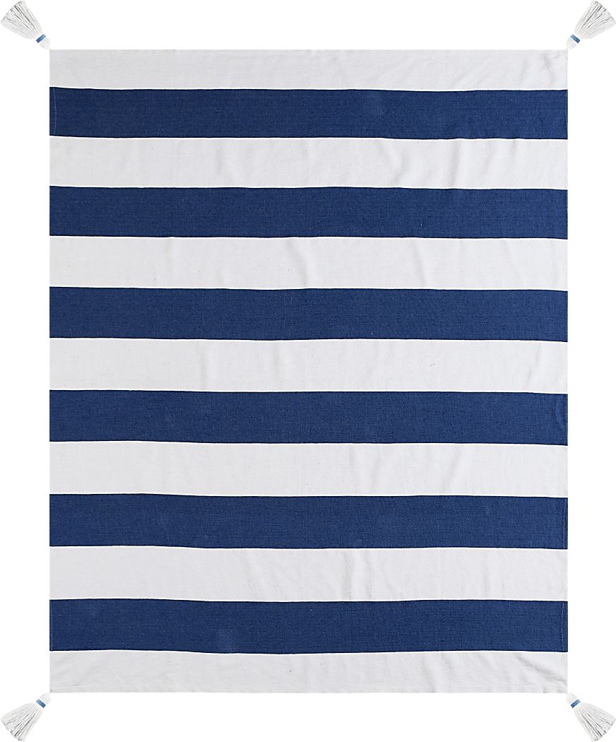 Nokodes Blue Throw Blanket