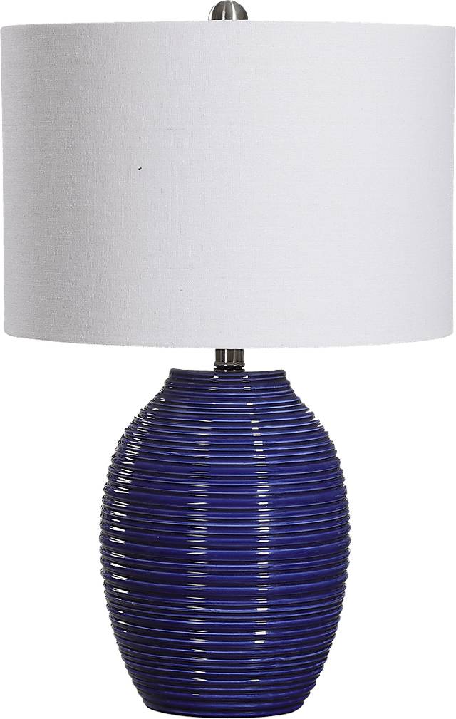 Nolans Bay Blue Lamp - Thumbnail - Image 1