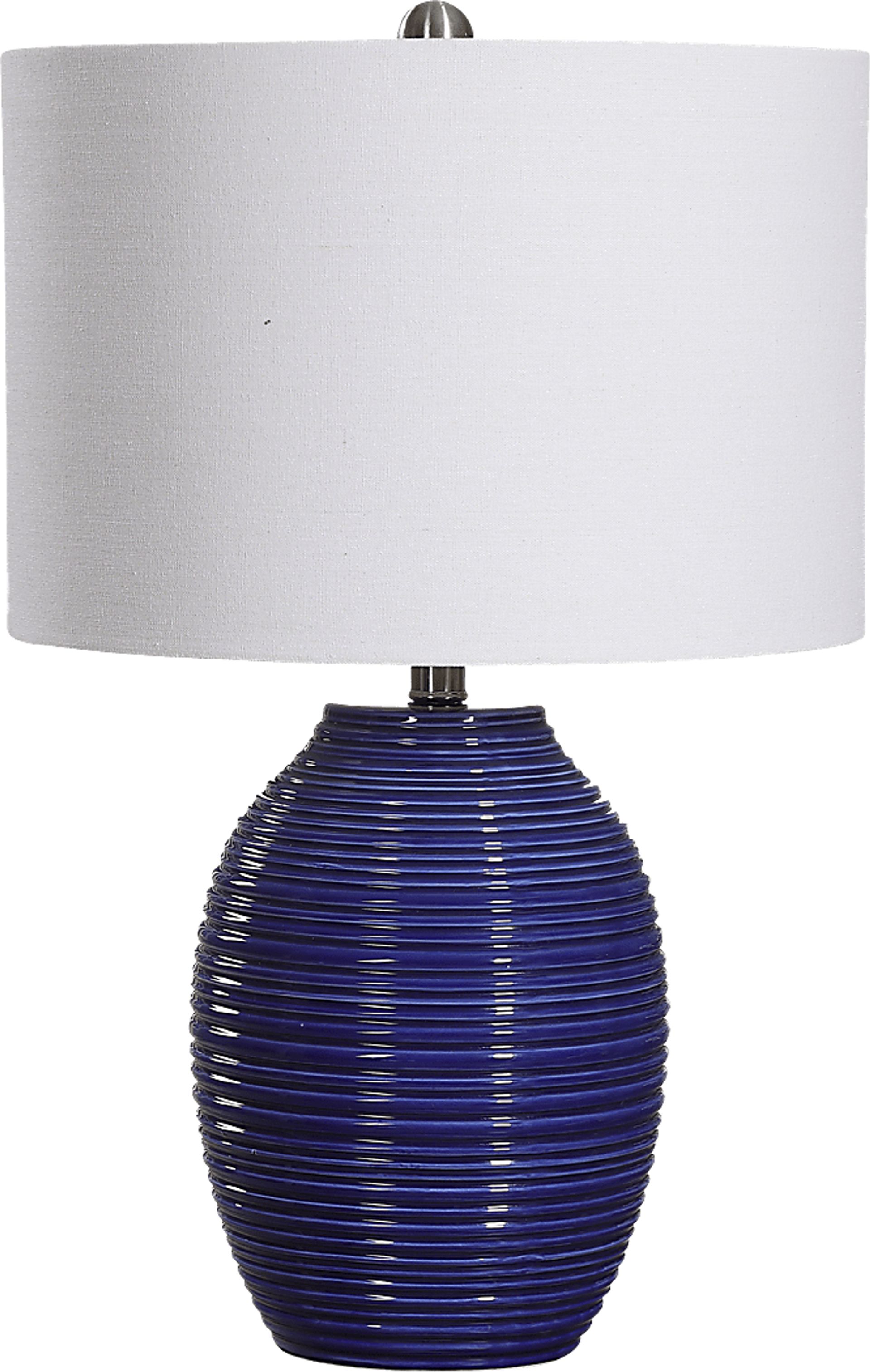 Nolans Bay Blue Lamp - Image 1
