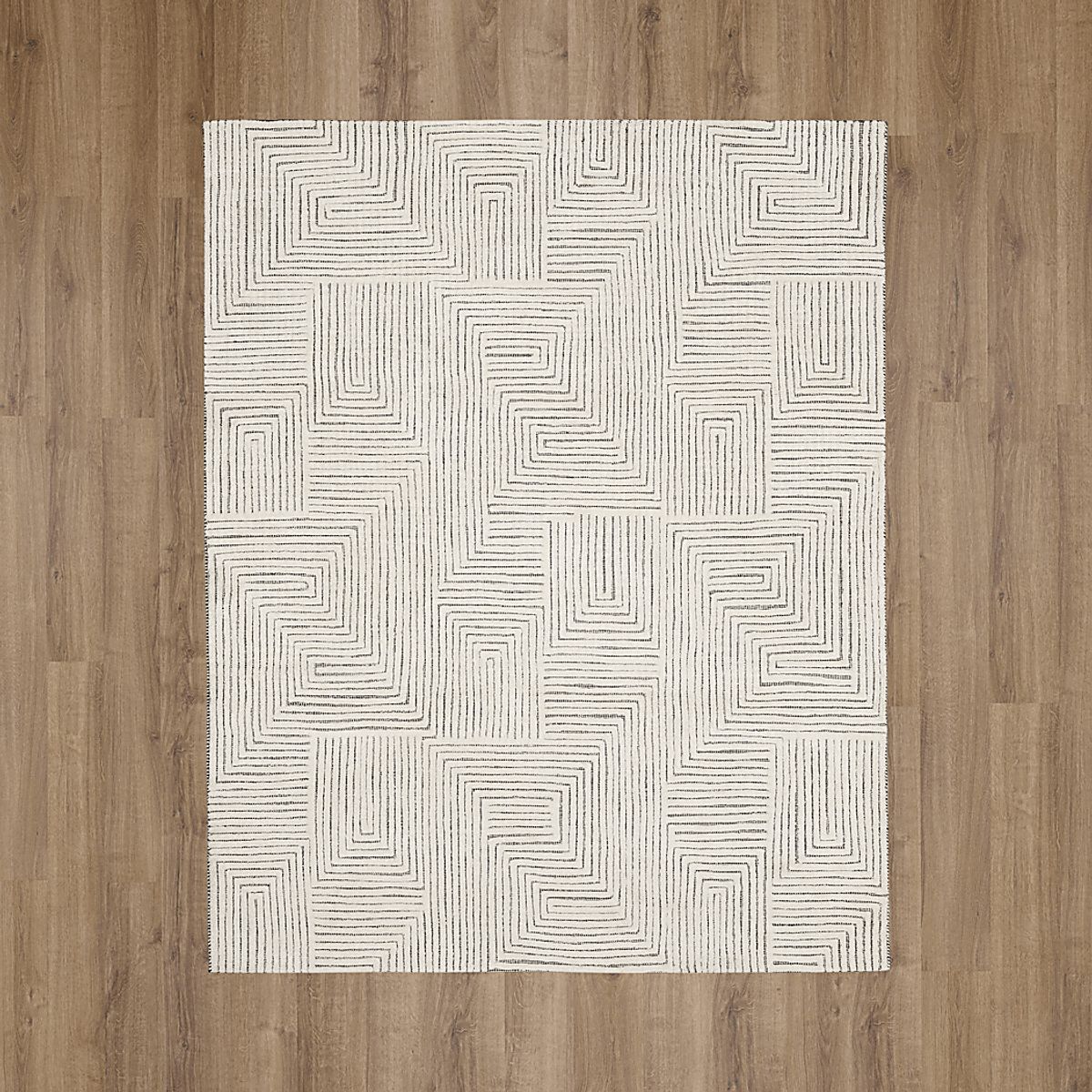 Drew & Jonathan Nolensville Black,White Rugs | Rooms to Go