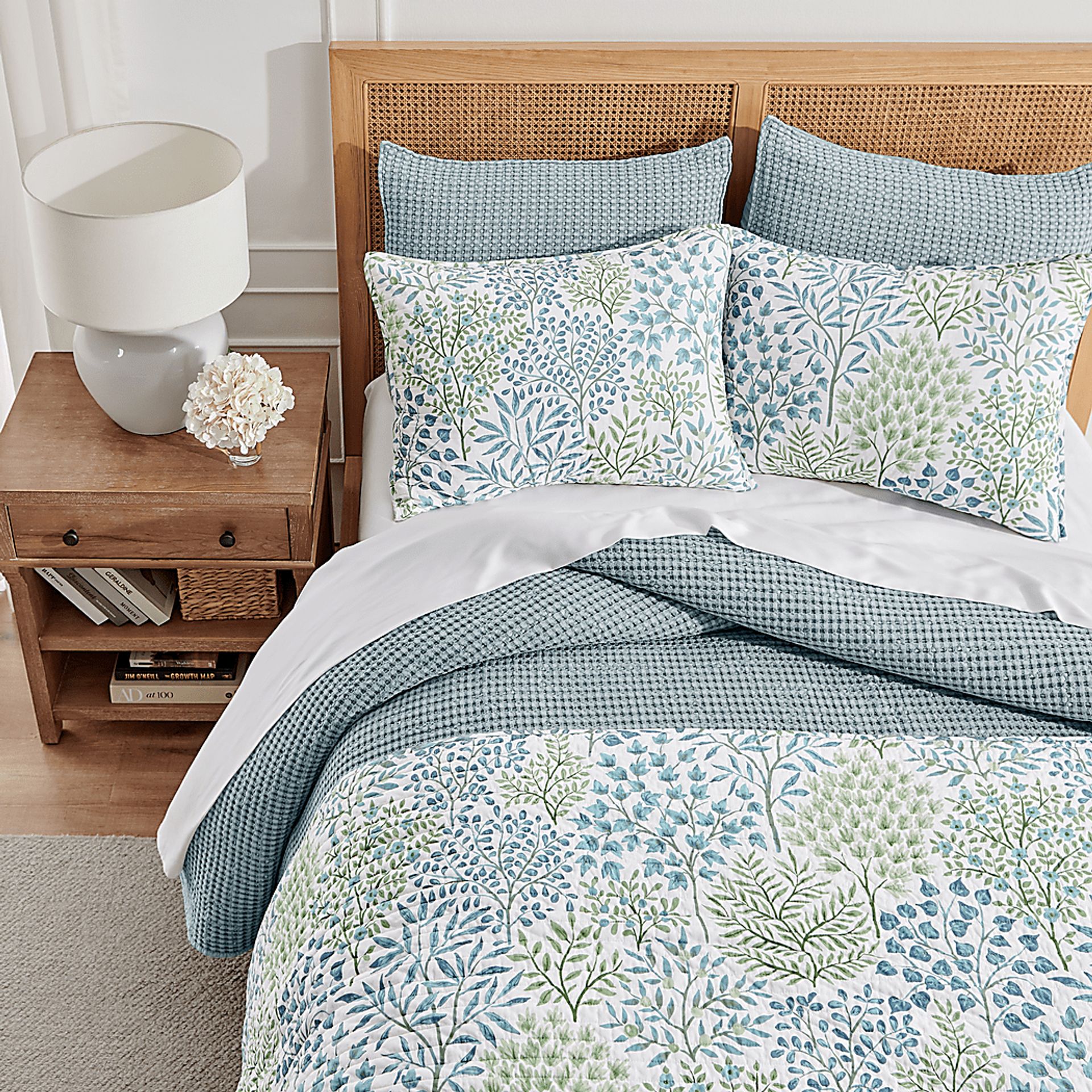 Nomalu Green 3 Pc Full/Queen Quilt Set - Image 5