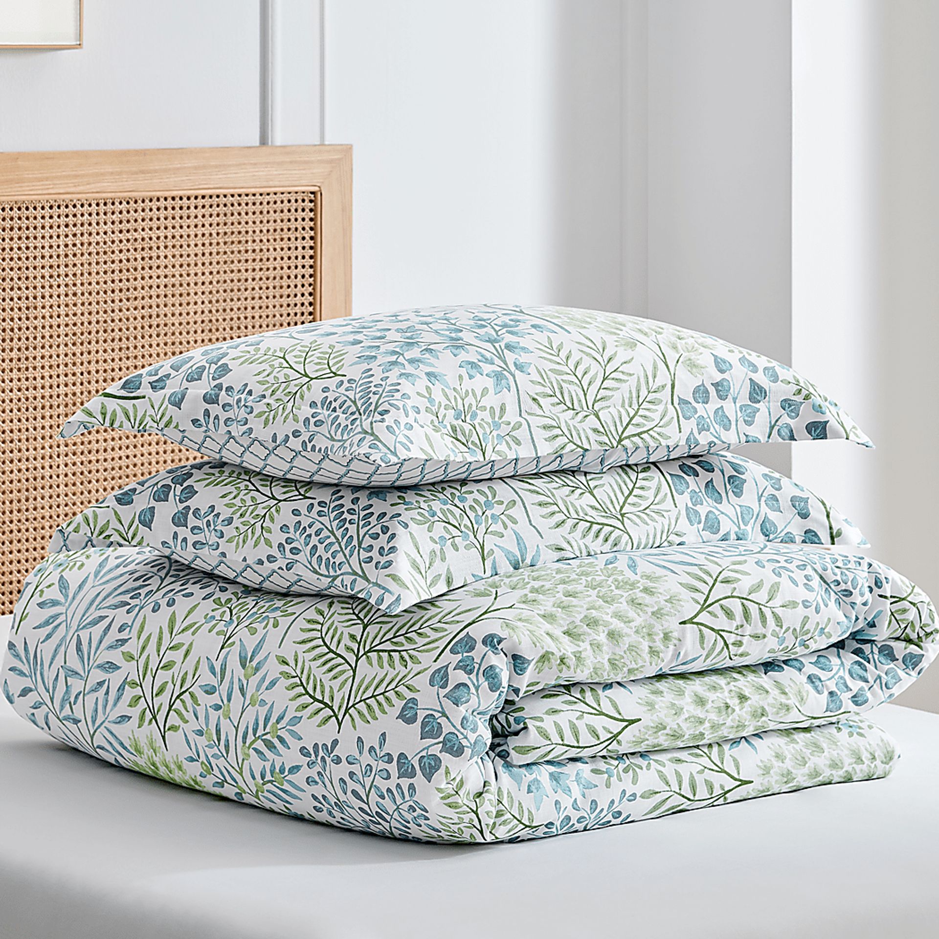 Nomalu Green 3 Pc King Comforter Set - Image 6