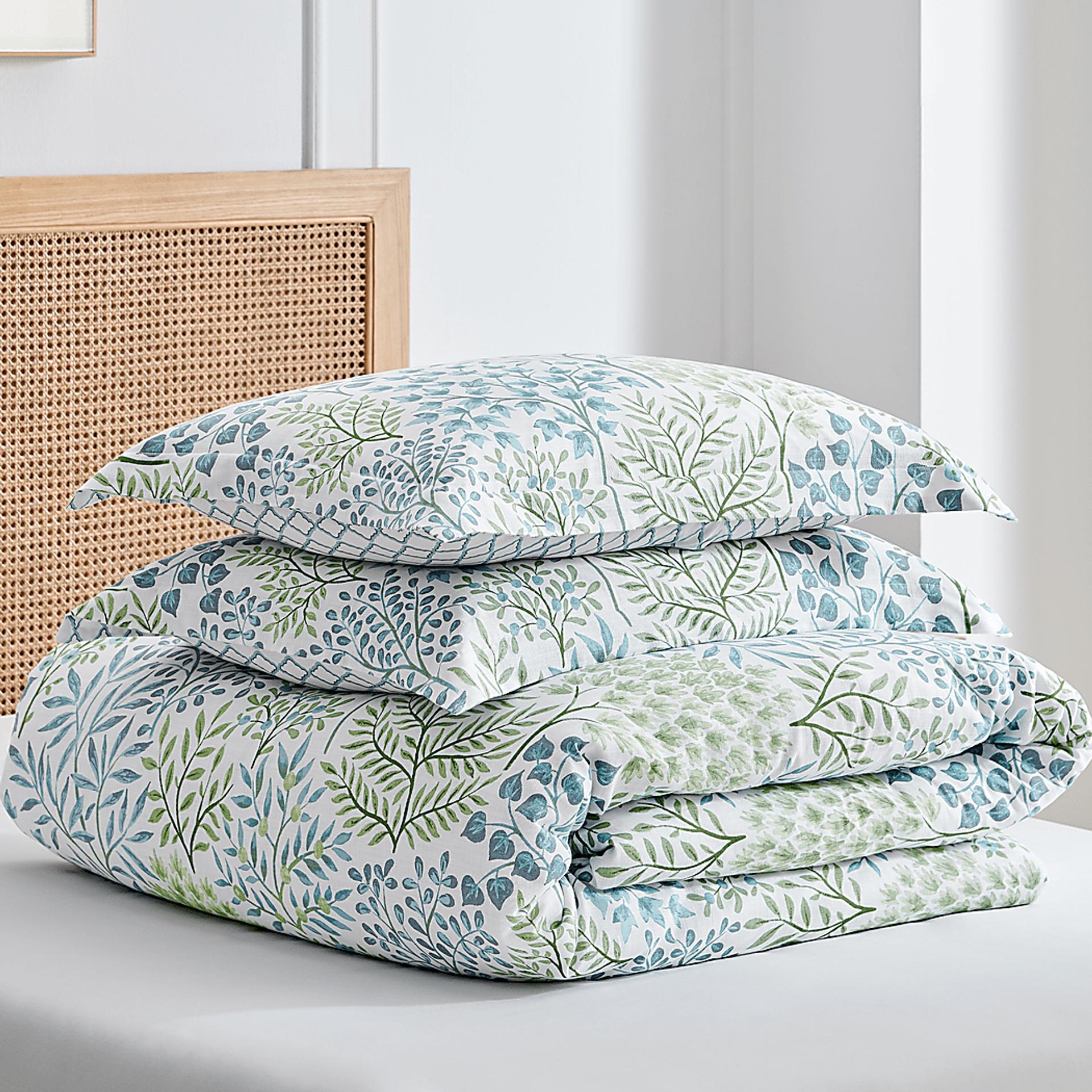 Nomalu Green 3 Pc King Duvet Set