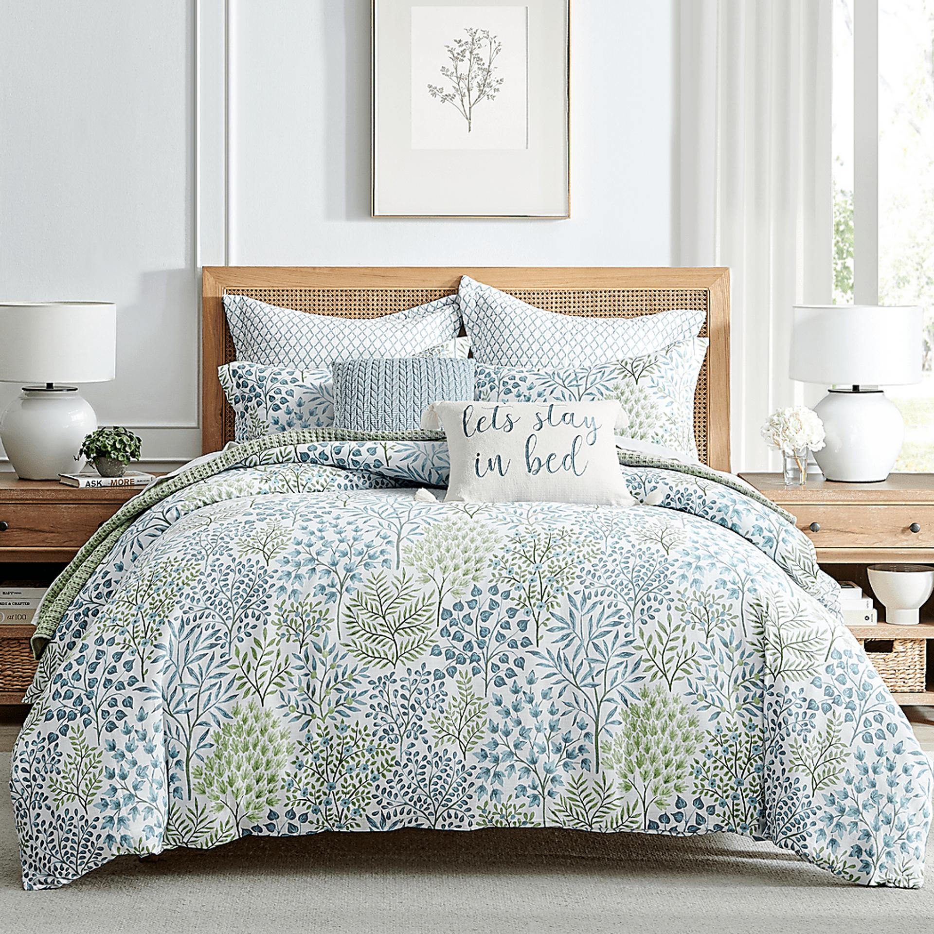 Nomalu Green 3 Pc King Duvet Set