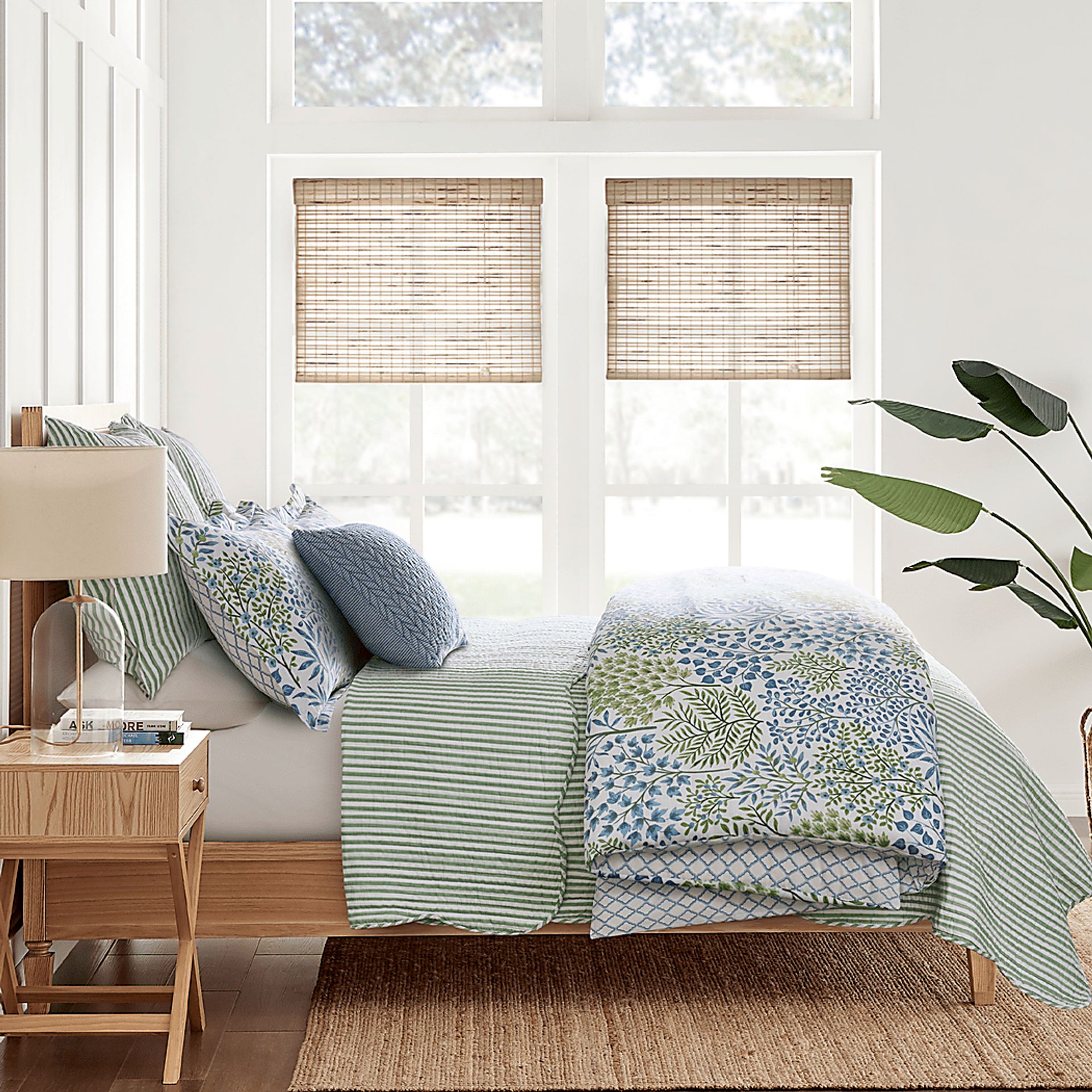 Nomalu Green 3 Pc King Quilt Set - Image 4