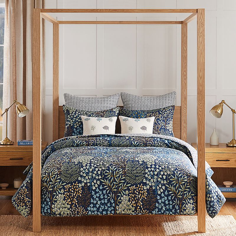 Nomalu Navy 2 Pc Twin/Twin XL Quilt Set