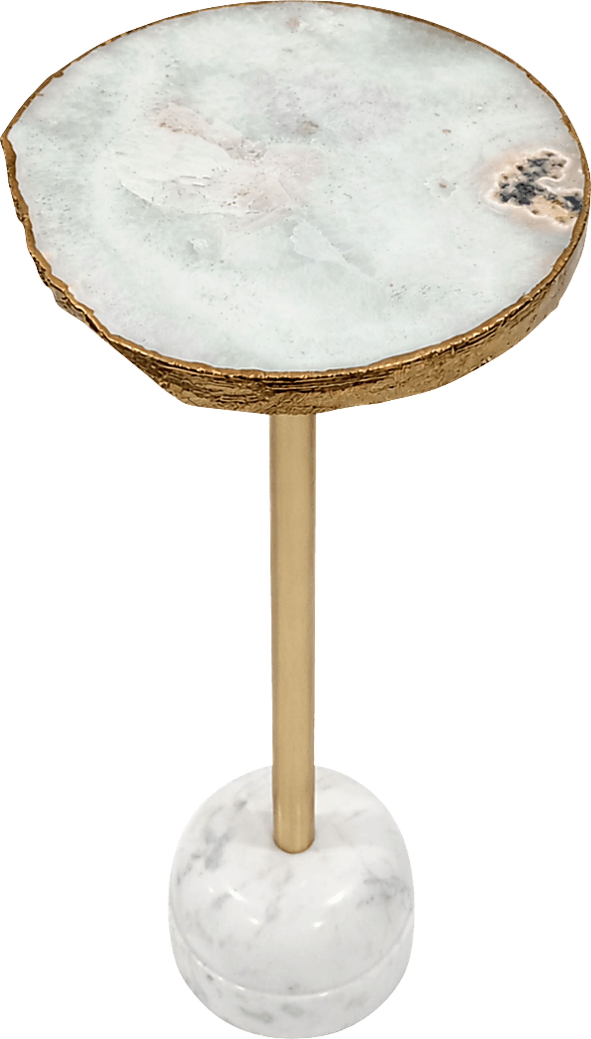 Nonci Gold/White Accent Table - Image 4