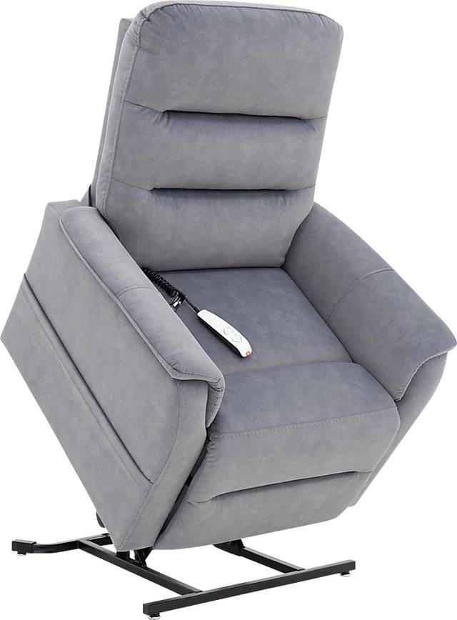 Noorriop Gray Power Lift Chair - Thumbnail - Image 2