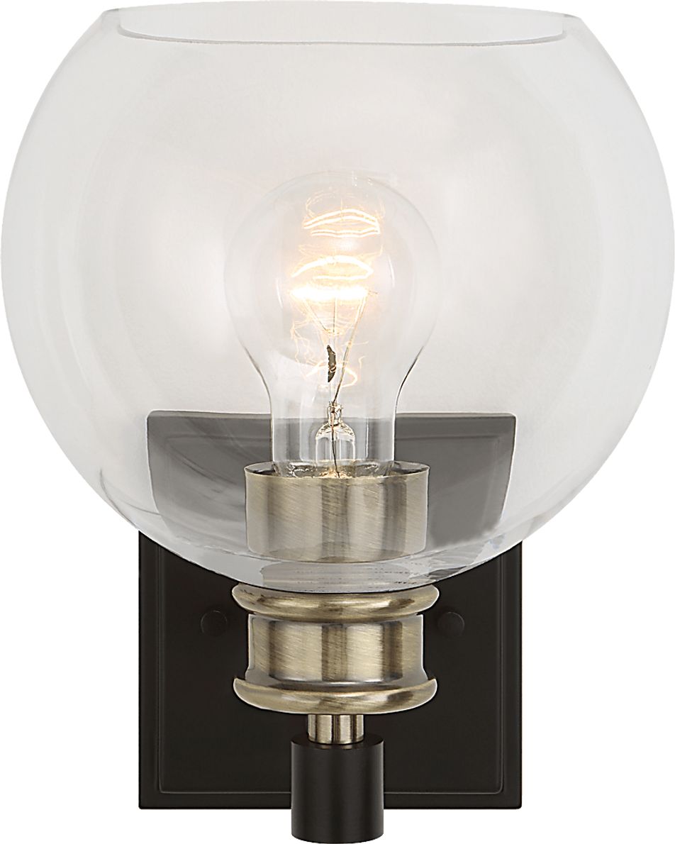 Nora Gate Black Sconce