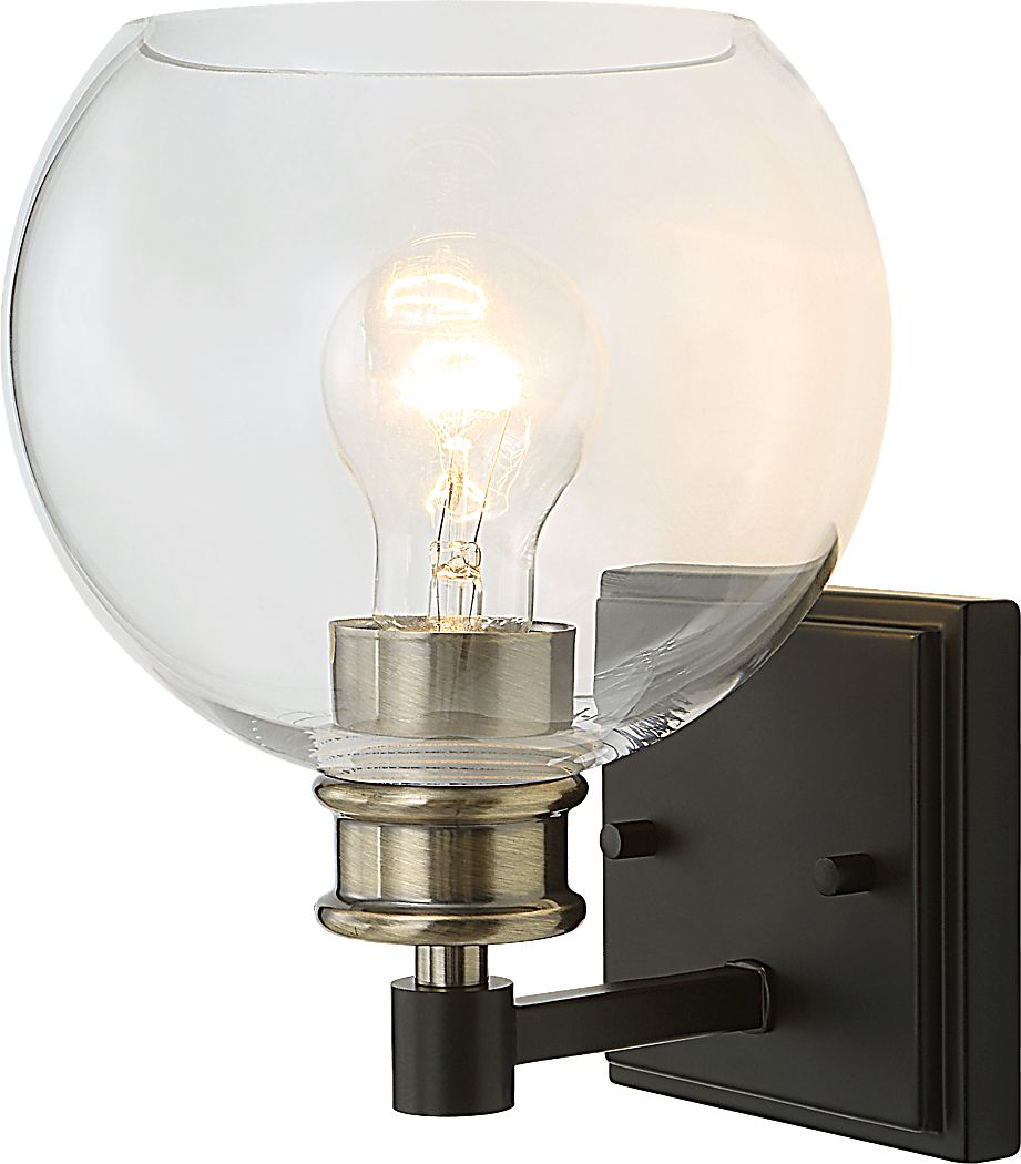 Nora Gate Black Sconce