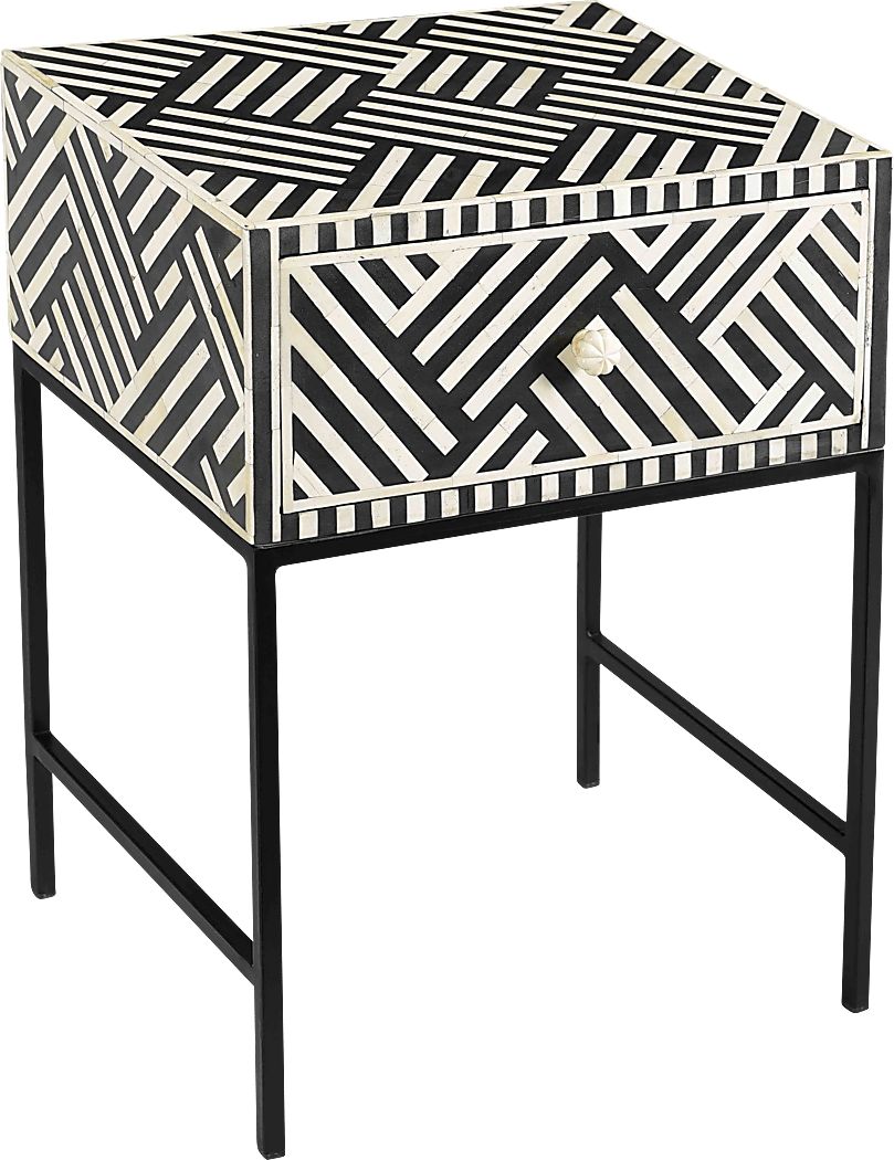 Norajean Black Nightstand Rooms To Go