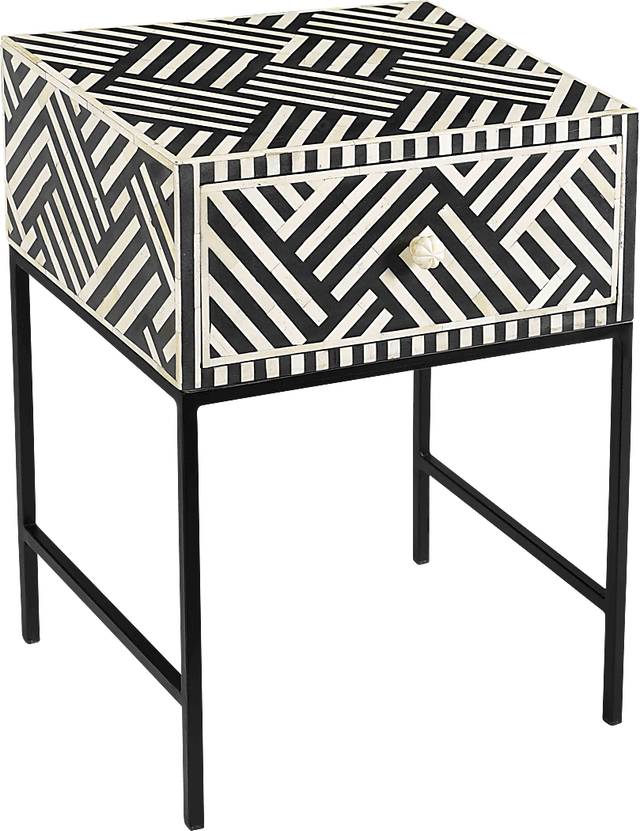 Norajean Black Nightstand - Thumbnail - Image 1