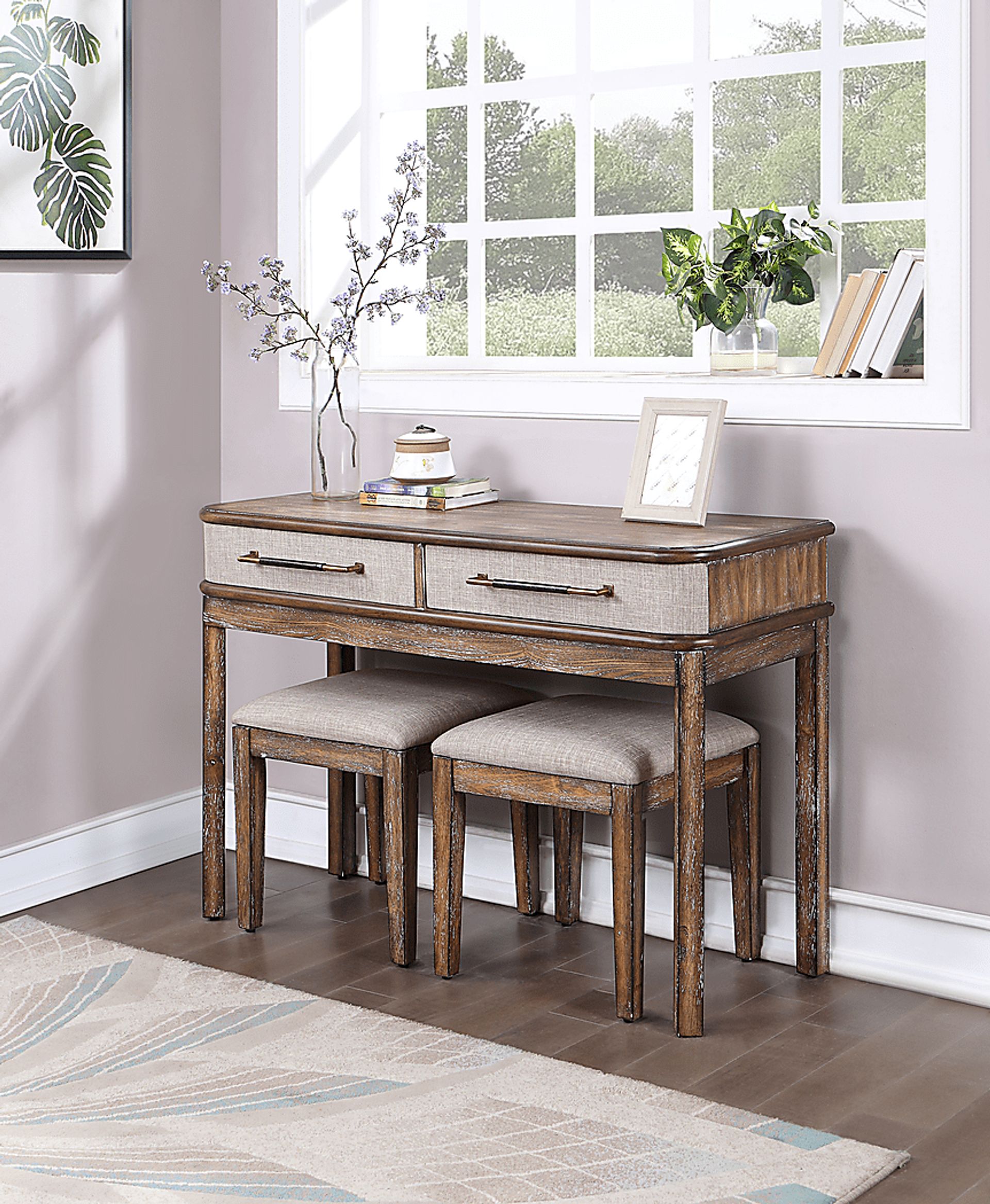 Noralae Brown Sofa Table - Image 9