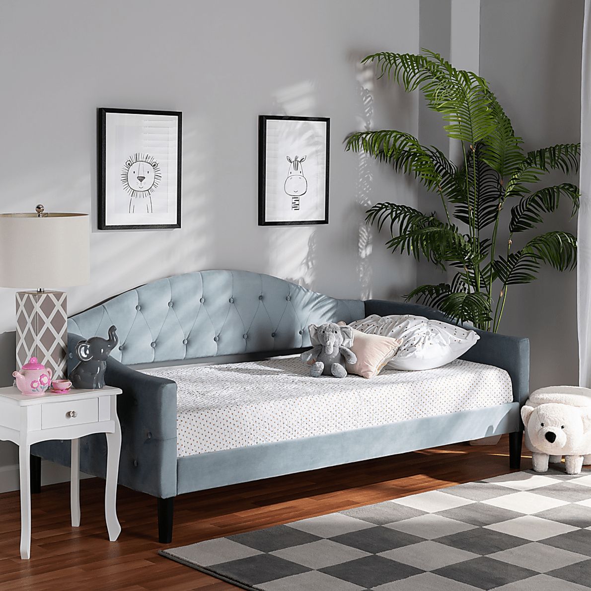 Noraleah Blue Twin Daybed
