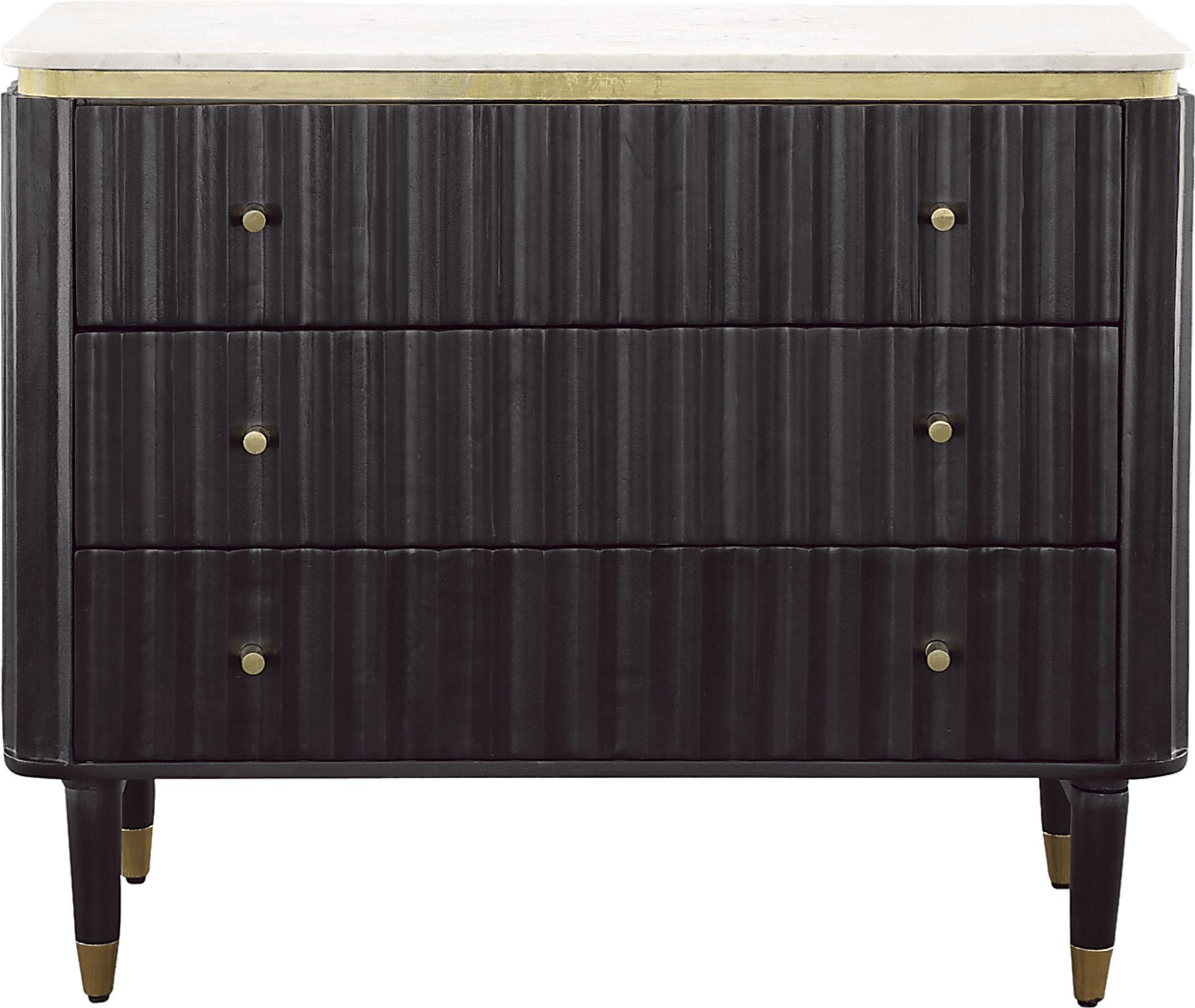 Noras Black Accent Cabinet - Image 3
