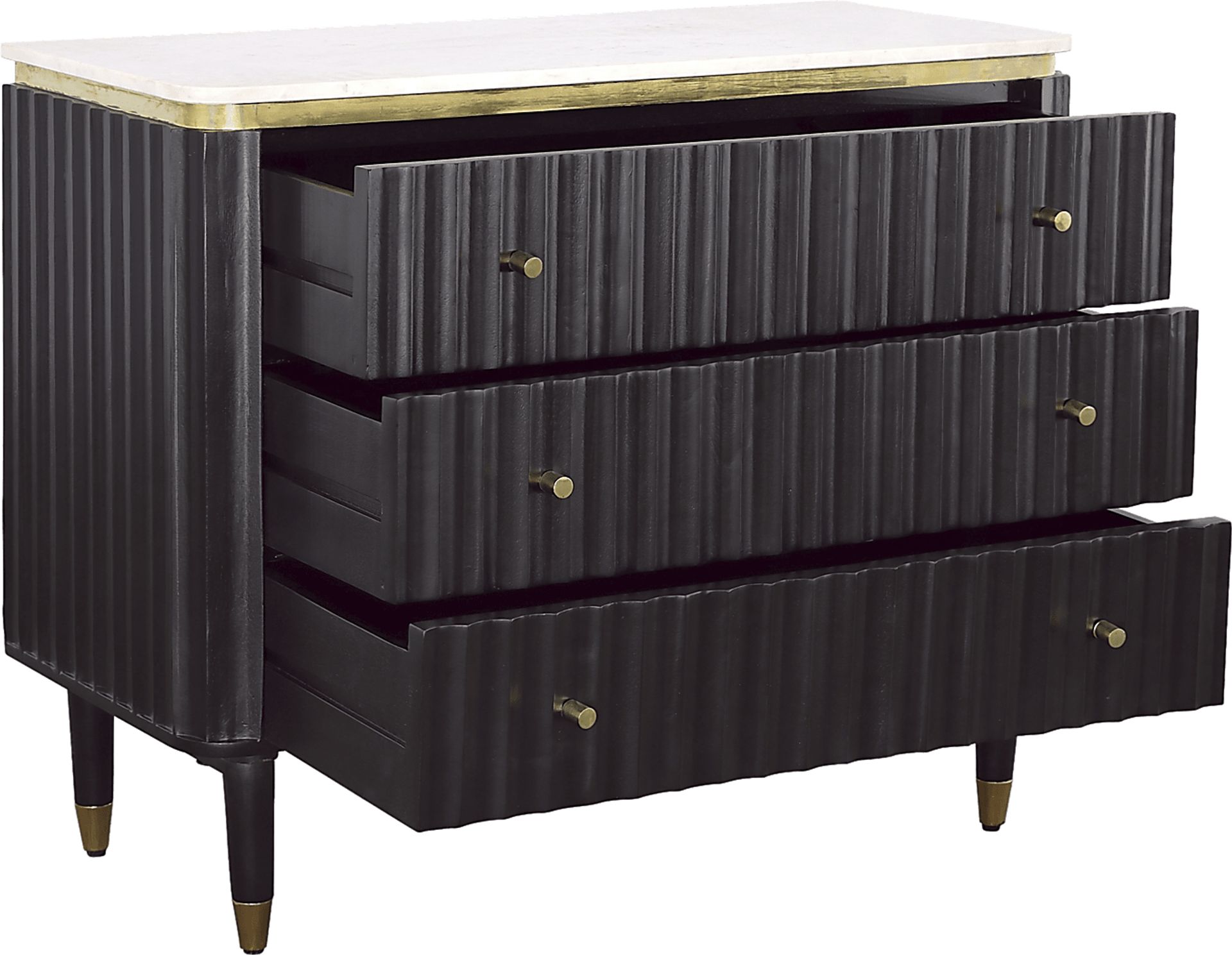 Noras Black Accent Cabinet - Image 4