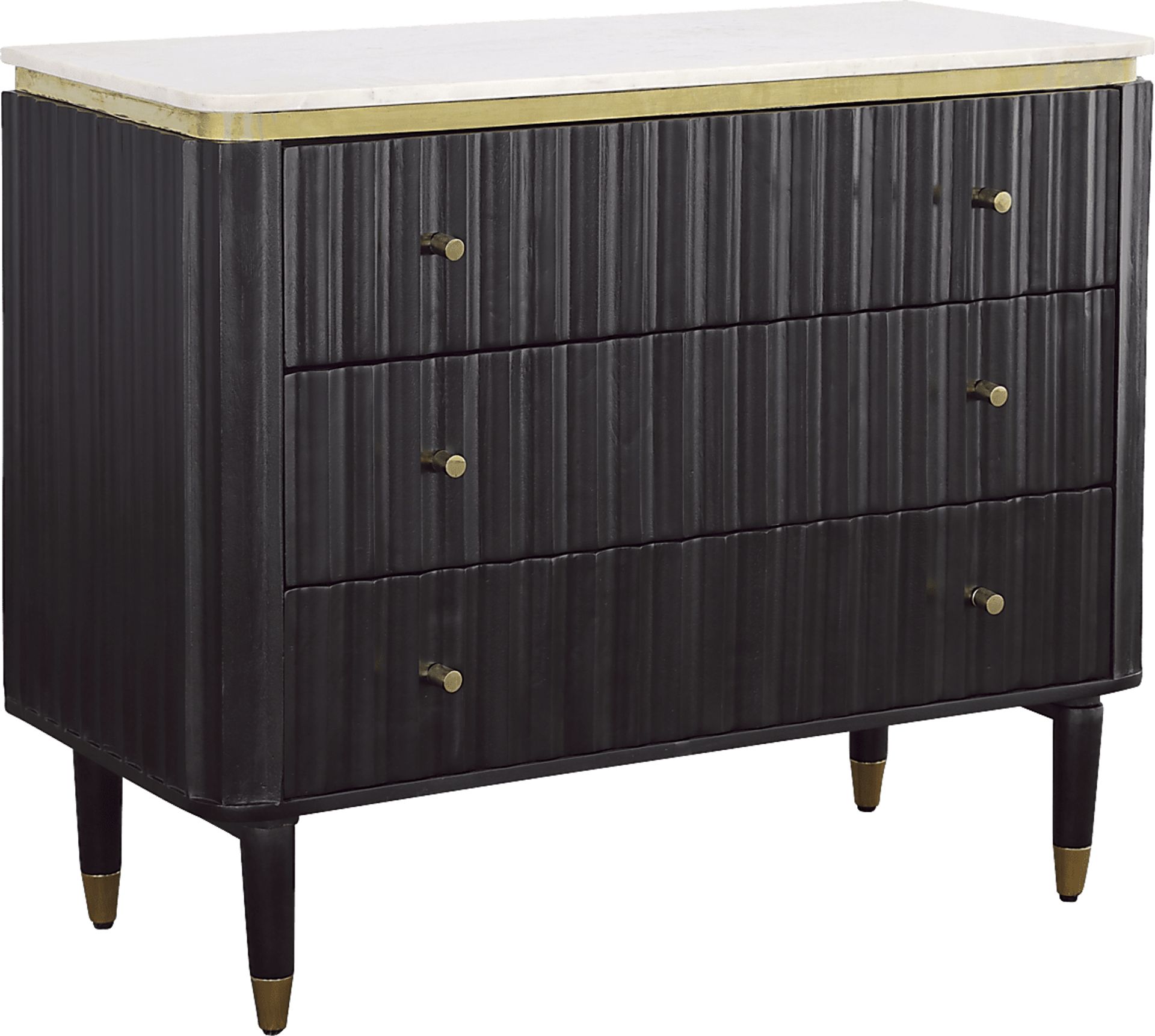 Noras Black Accent Cabinet - Image 1
