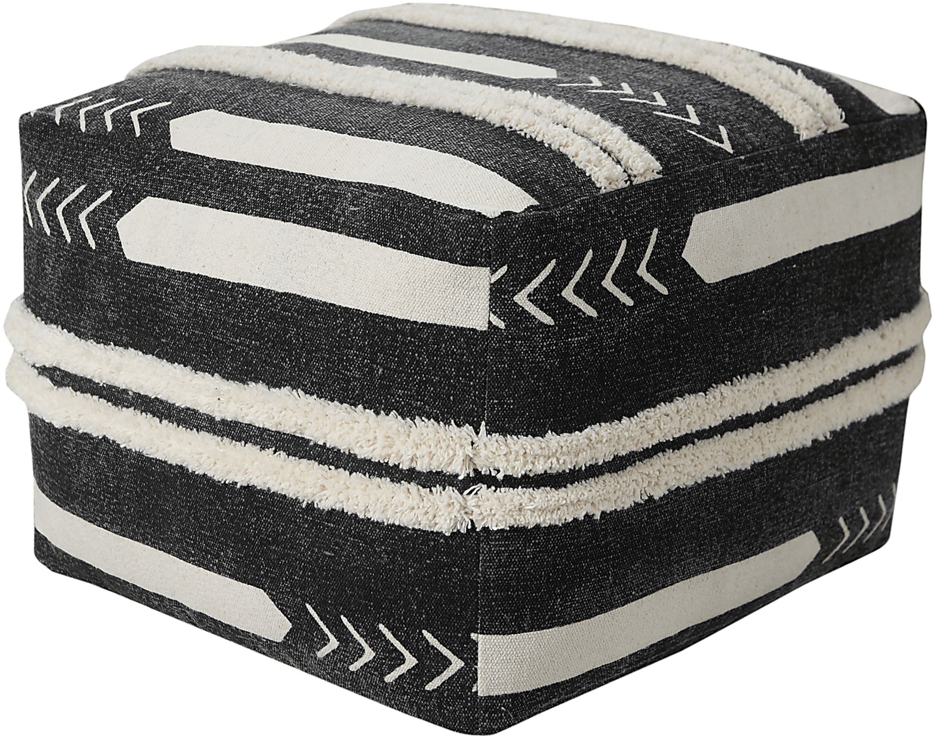 Norasen I Black Pouf - Image 4