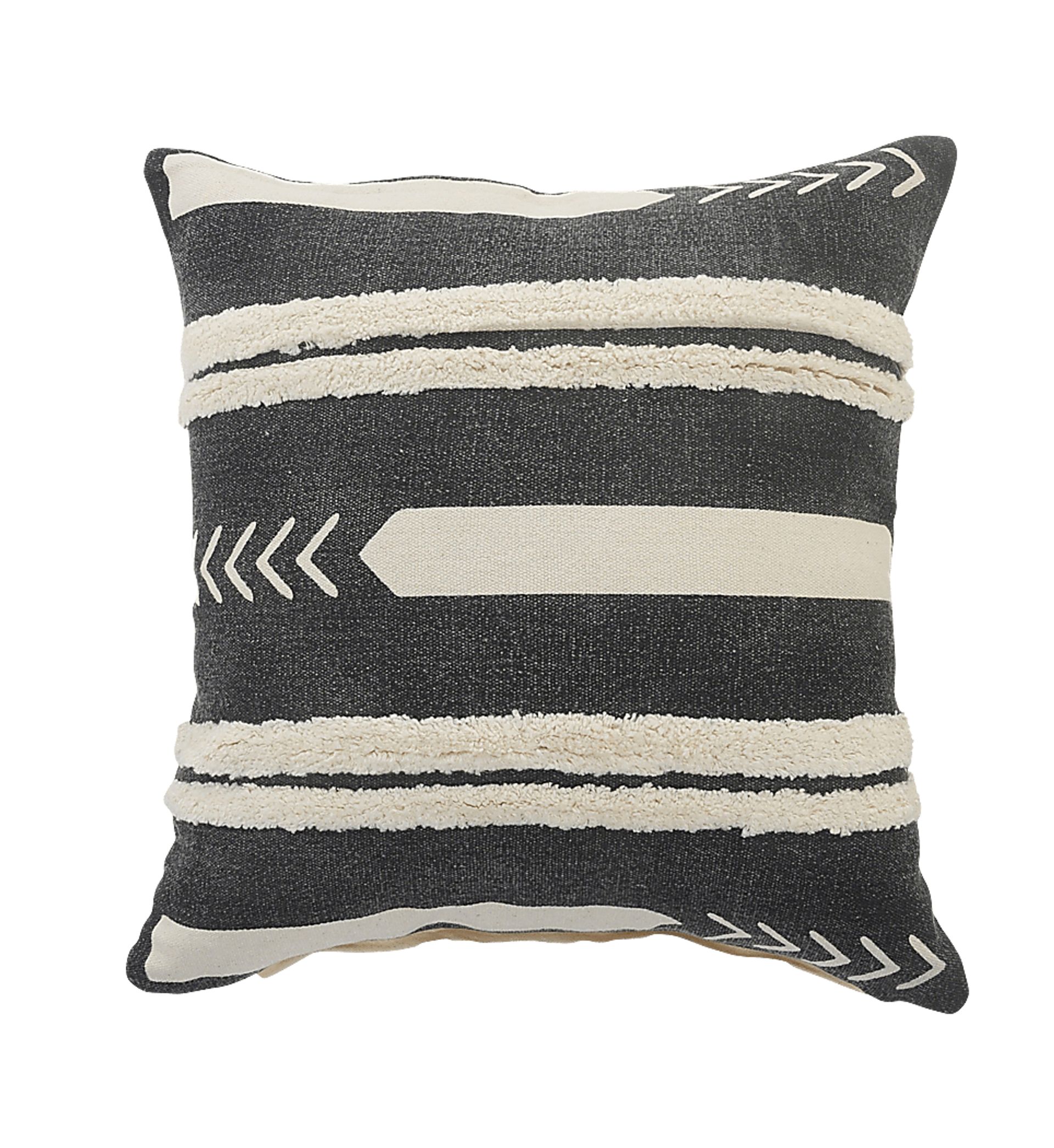 Norasen I Black Throw Pillow - Image 1