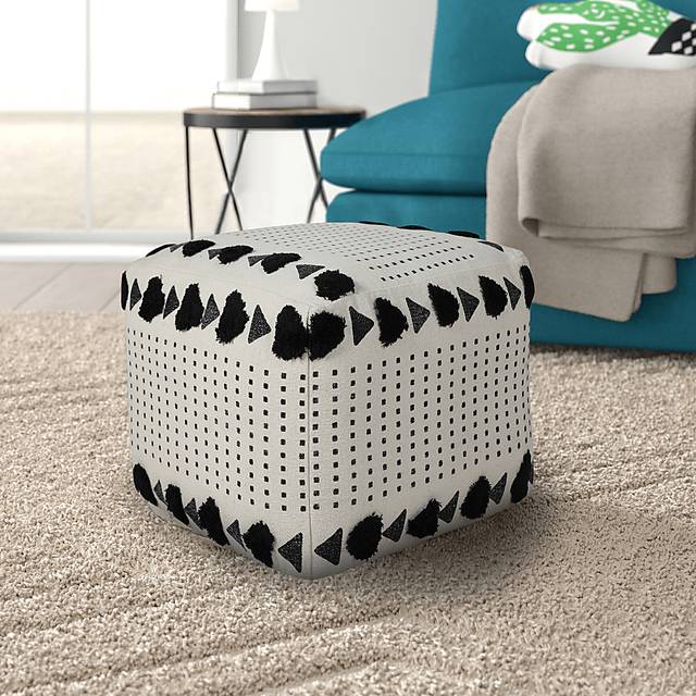 Norasen I Off White Pouf - Thumbnail - Image 2