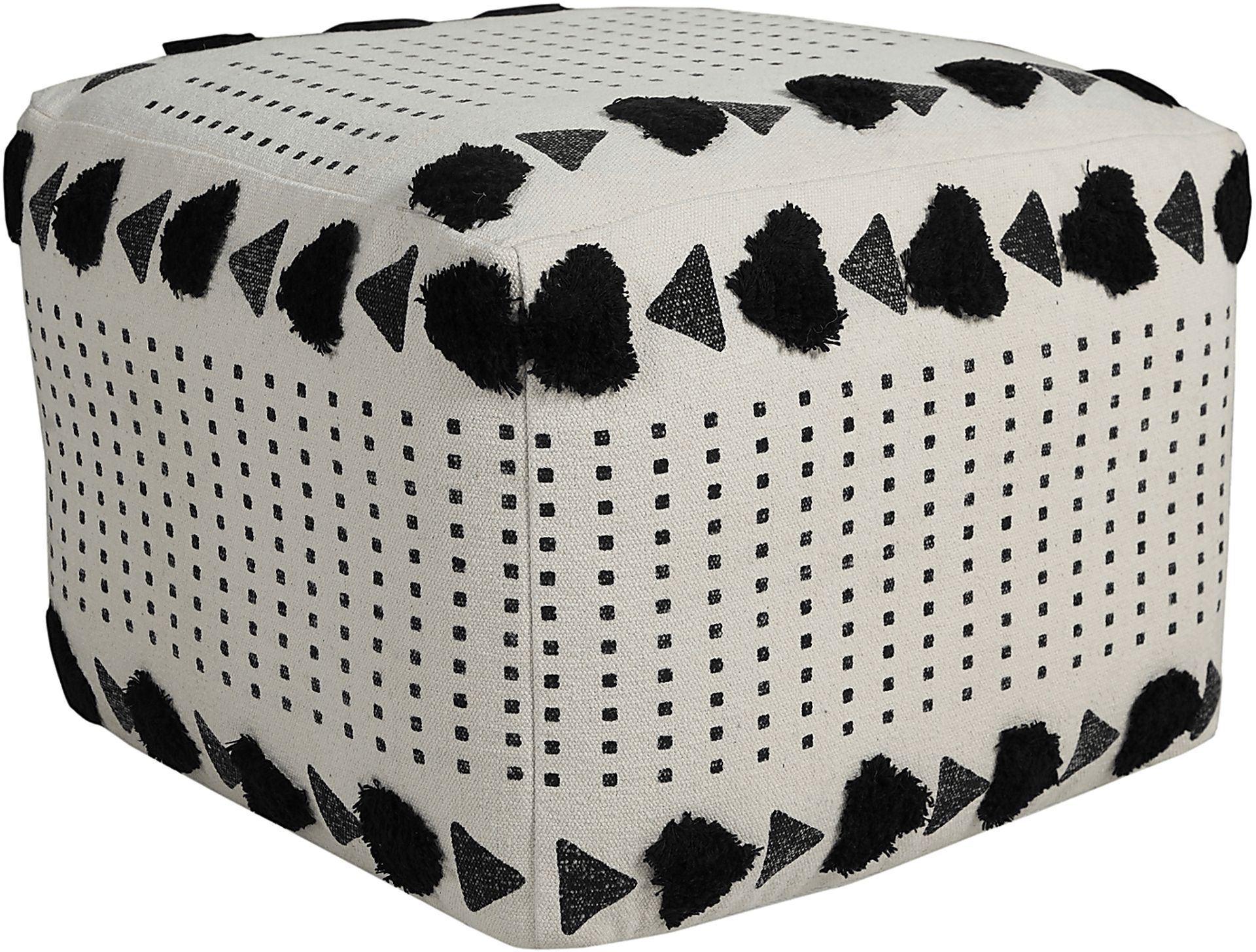 Norasen I Off White Pouf - Image 4