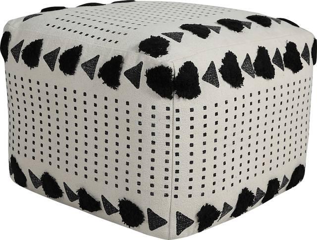 Norasen I Off White Pouf - Thumbnail - Image 1