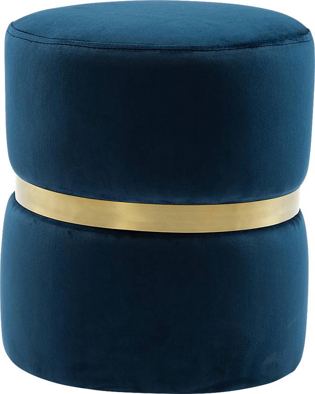 Norban Navy Ottoman - Thumbnail - Image 1