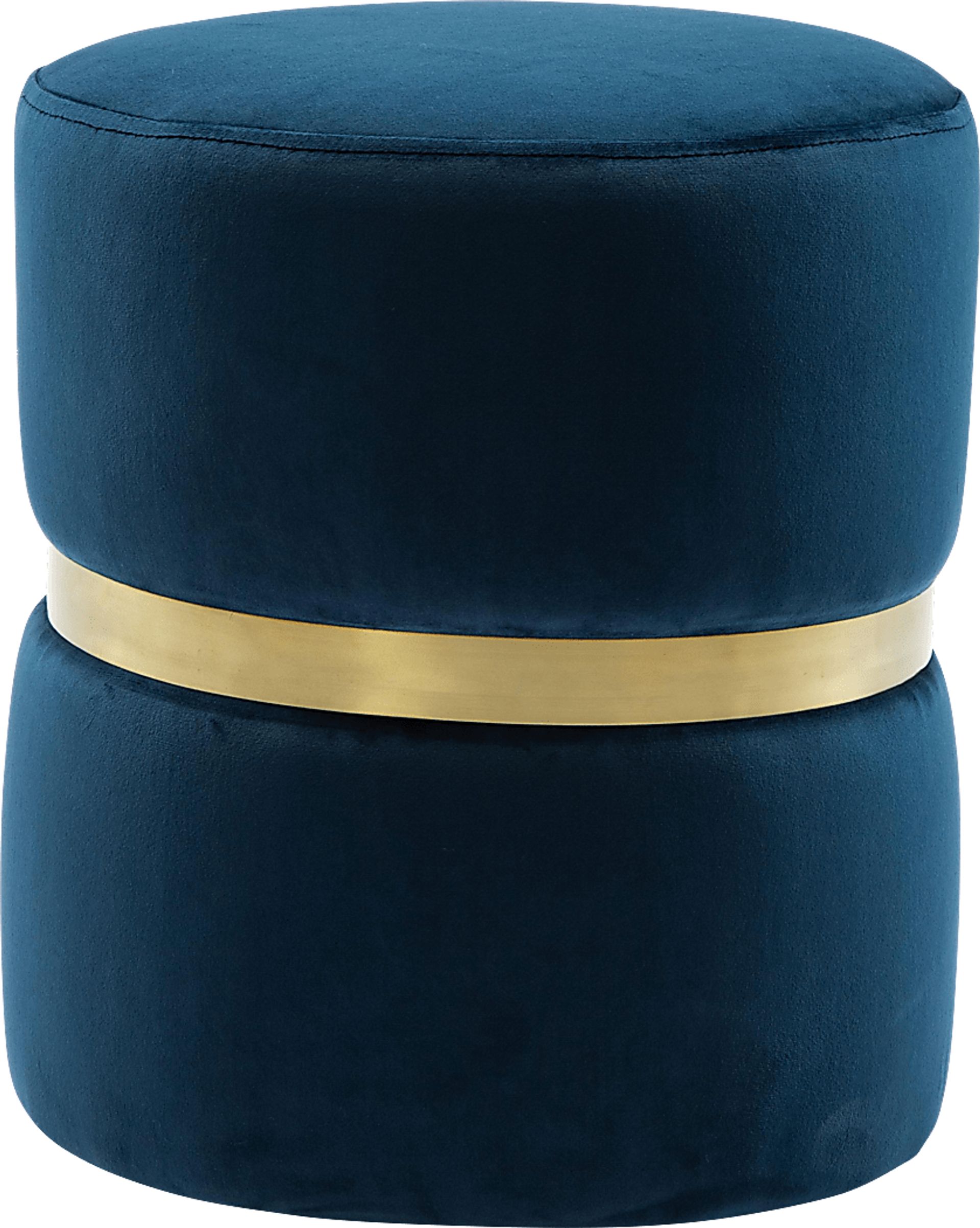 Norban Navy Ottoman - Image 1