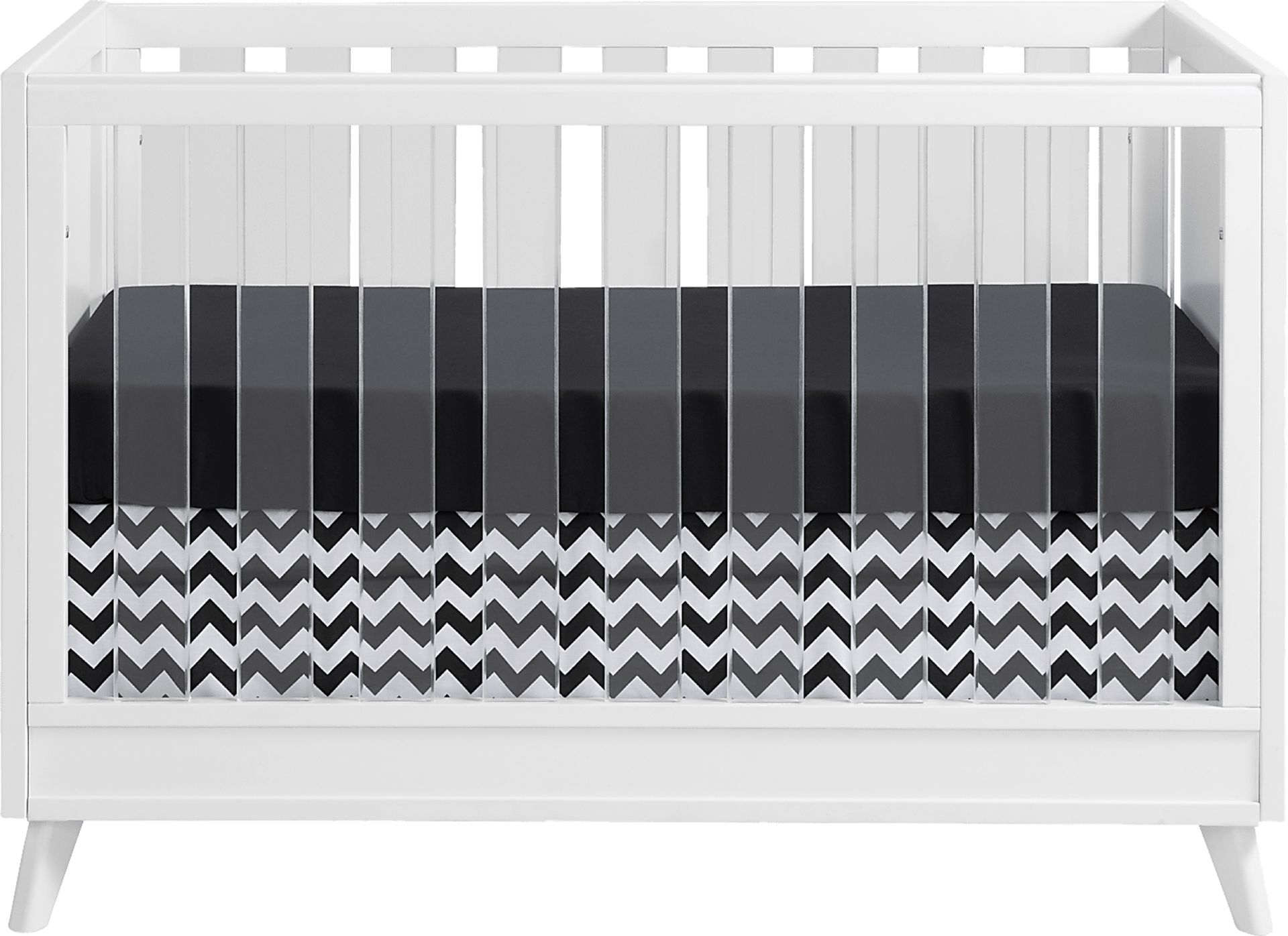 Norbury White Convertible Crib - Image 2