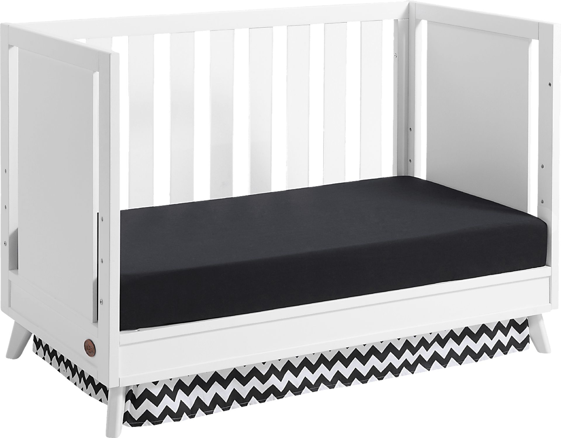 Norbury White Convertible Crib - Image 3