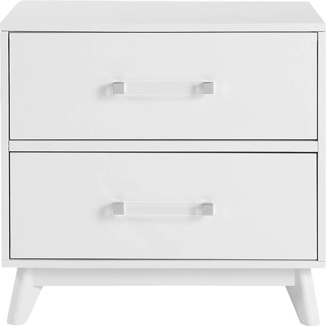 Norbury White Nightstand - Thumbnail - Image 2