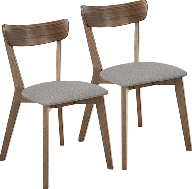 Nordhoff Brown Side Chair, Set of 2